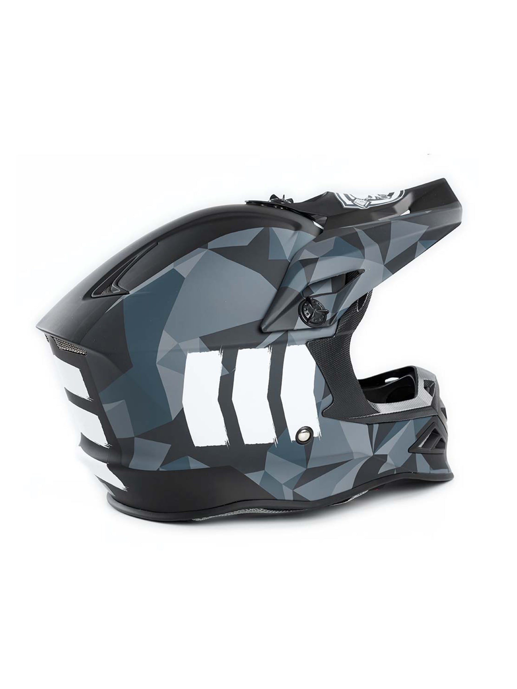 MX Race Helmet Grey