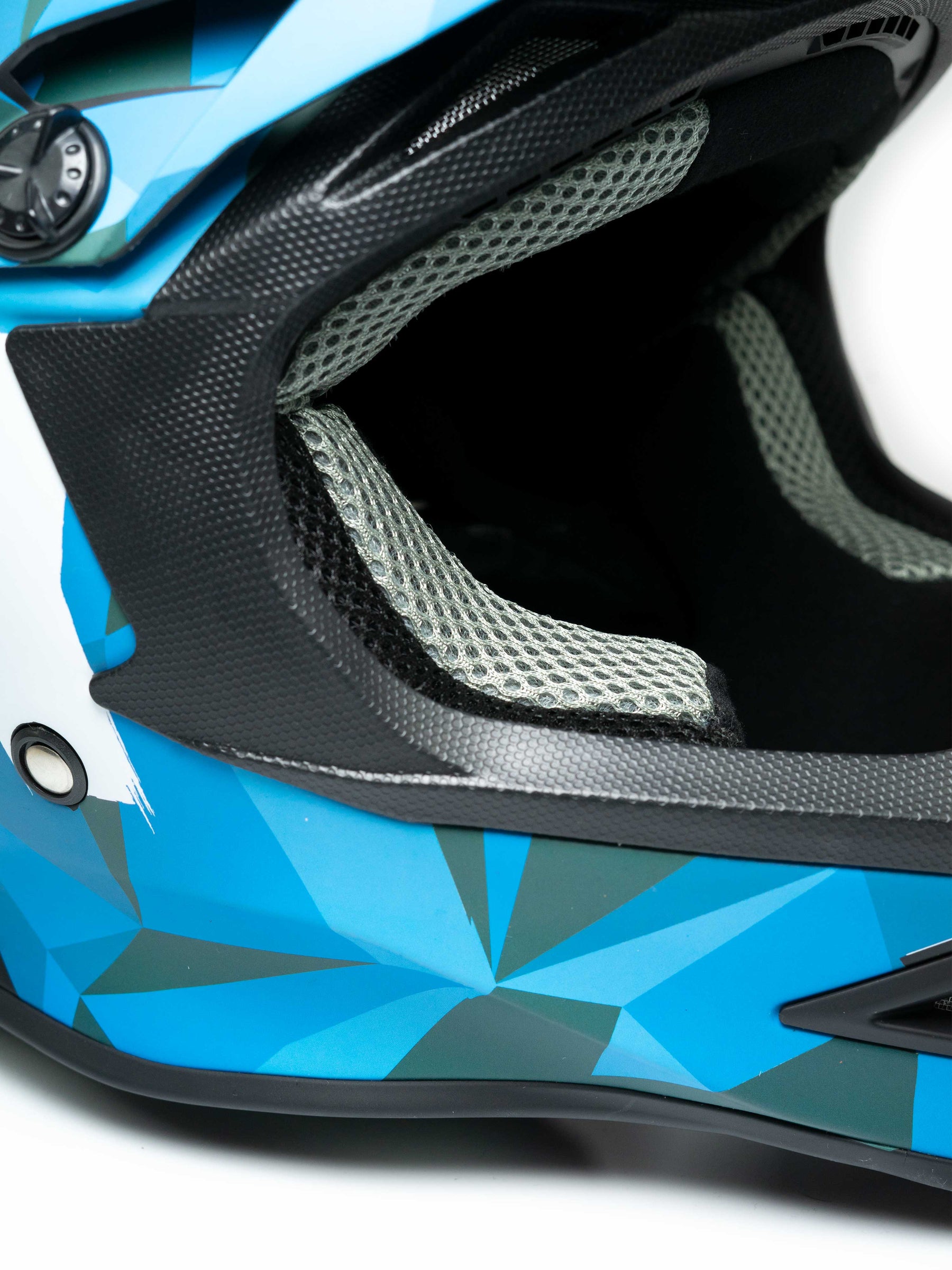 MX Race Helmet Blue