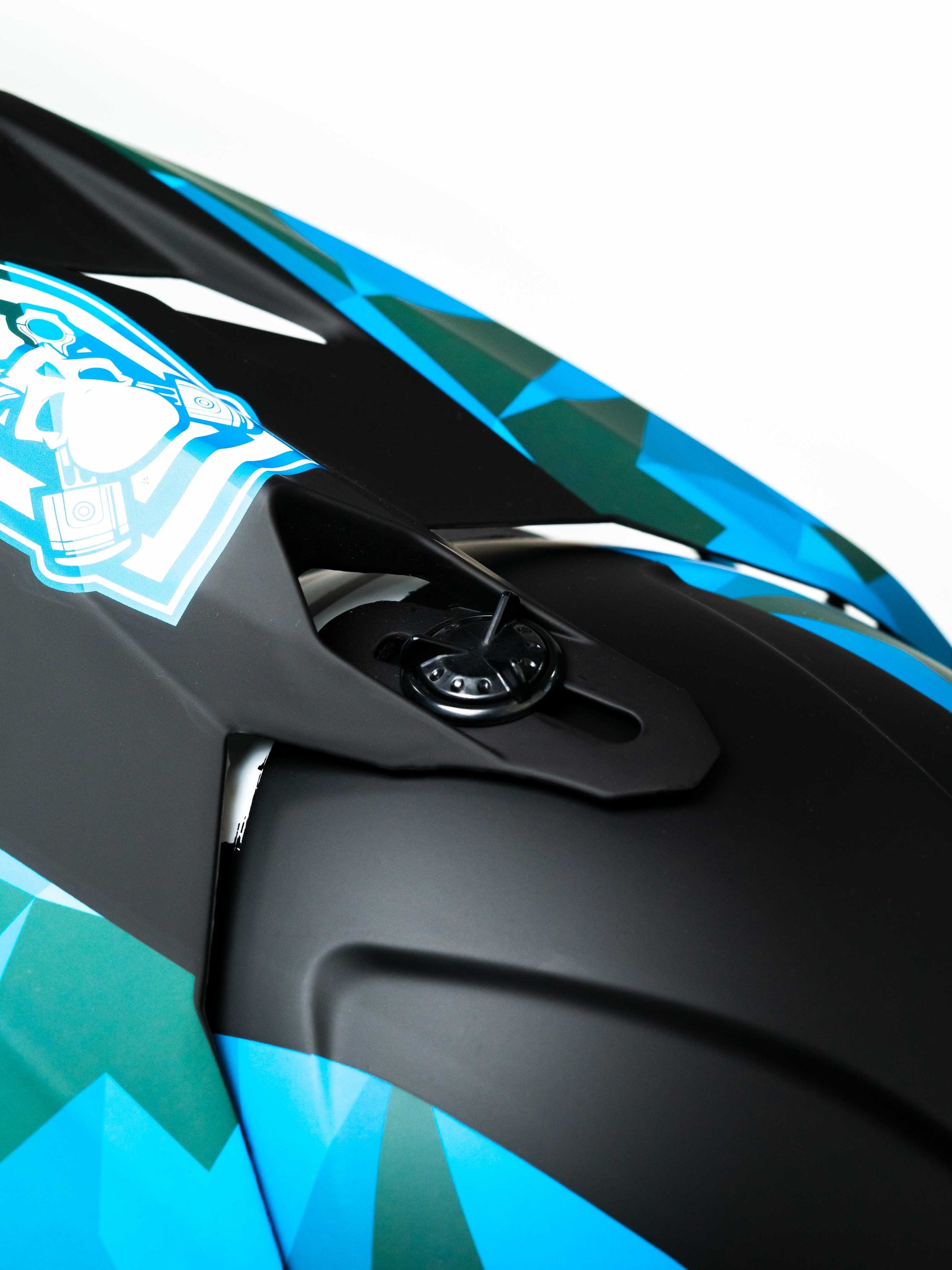 MX Race Helmet Blue
