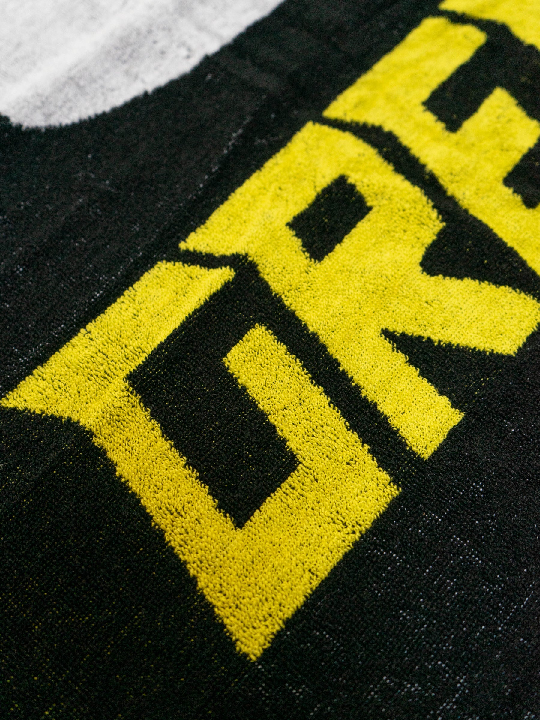 Beach Towel - Close Up Black