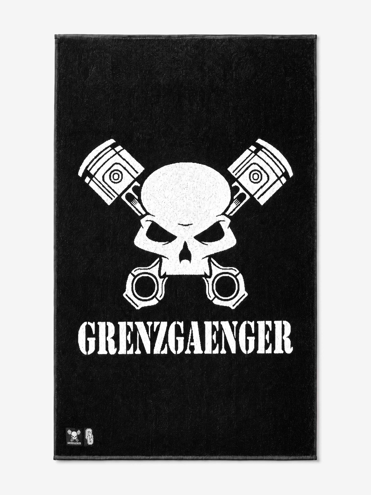 Beach Towel - Classic Skull Black