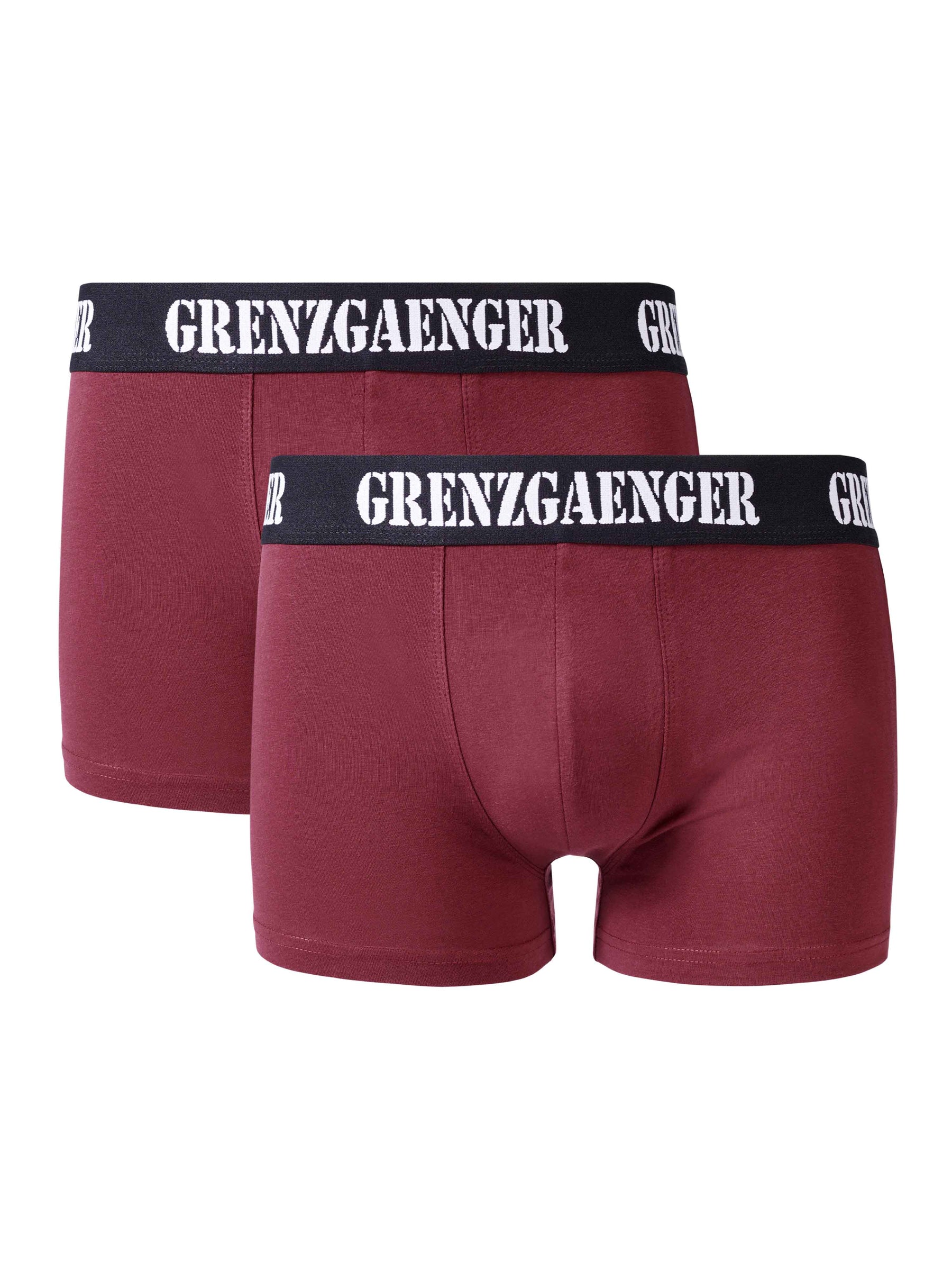 Boxershorts (2 pairs) dark red