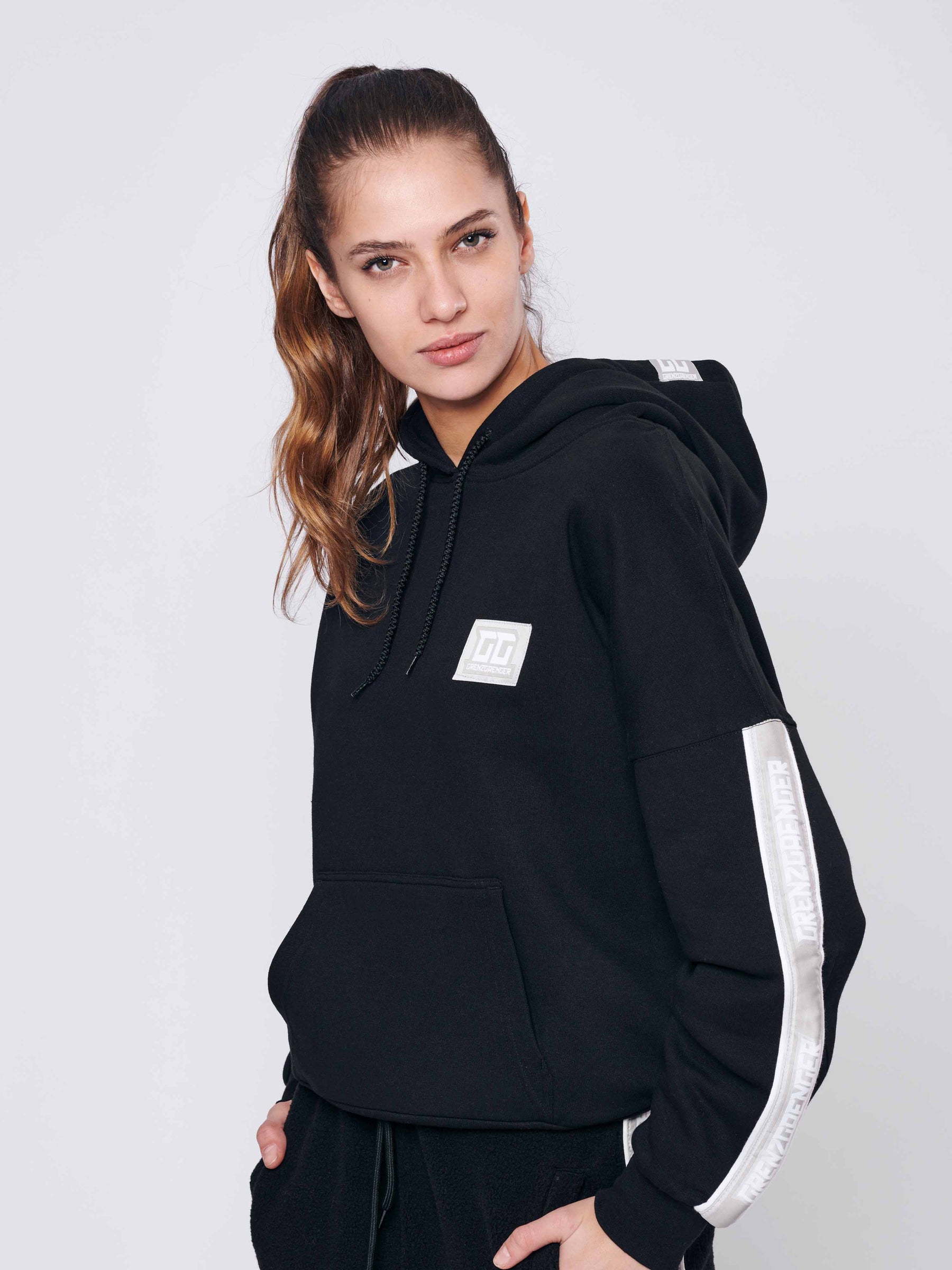 Box Hoodie Women Black