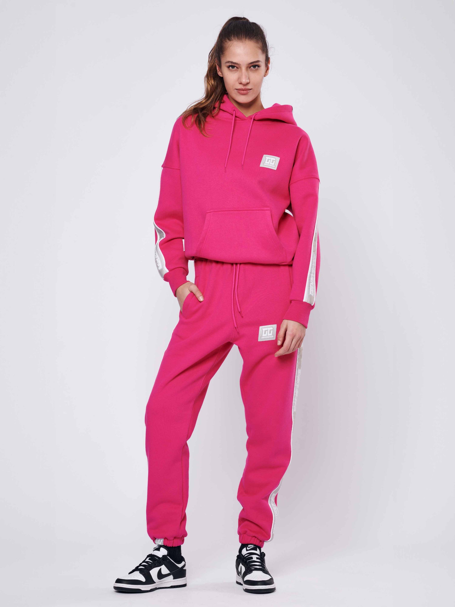 Box Hoodie Women Pink