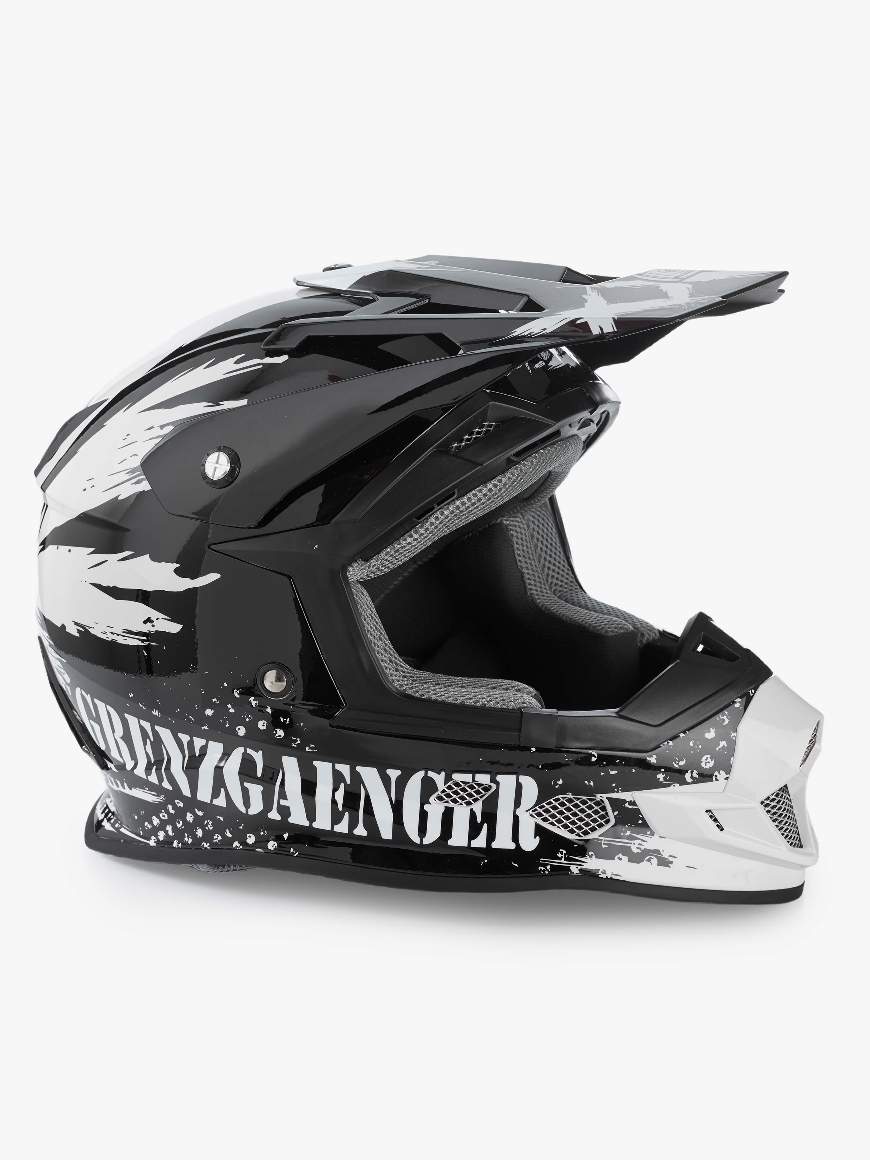 GRENZGAENGERオフロード　モタード ヘルメット、ゴーグル Grenzgaenger Endurance MX Helmet, ECE-approved, with action cam mount