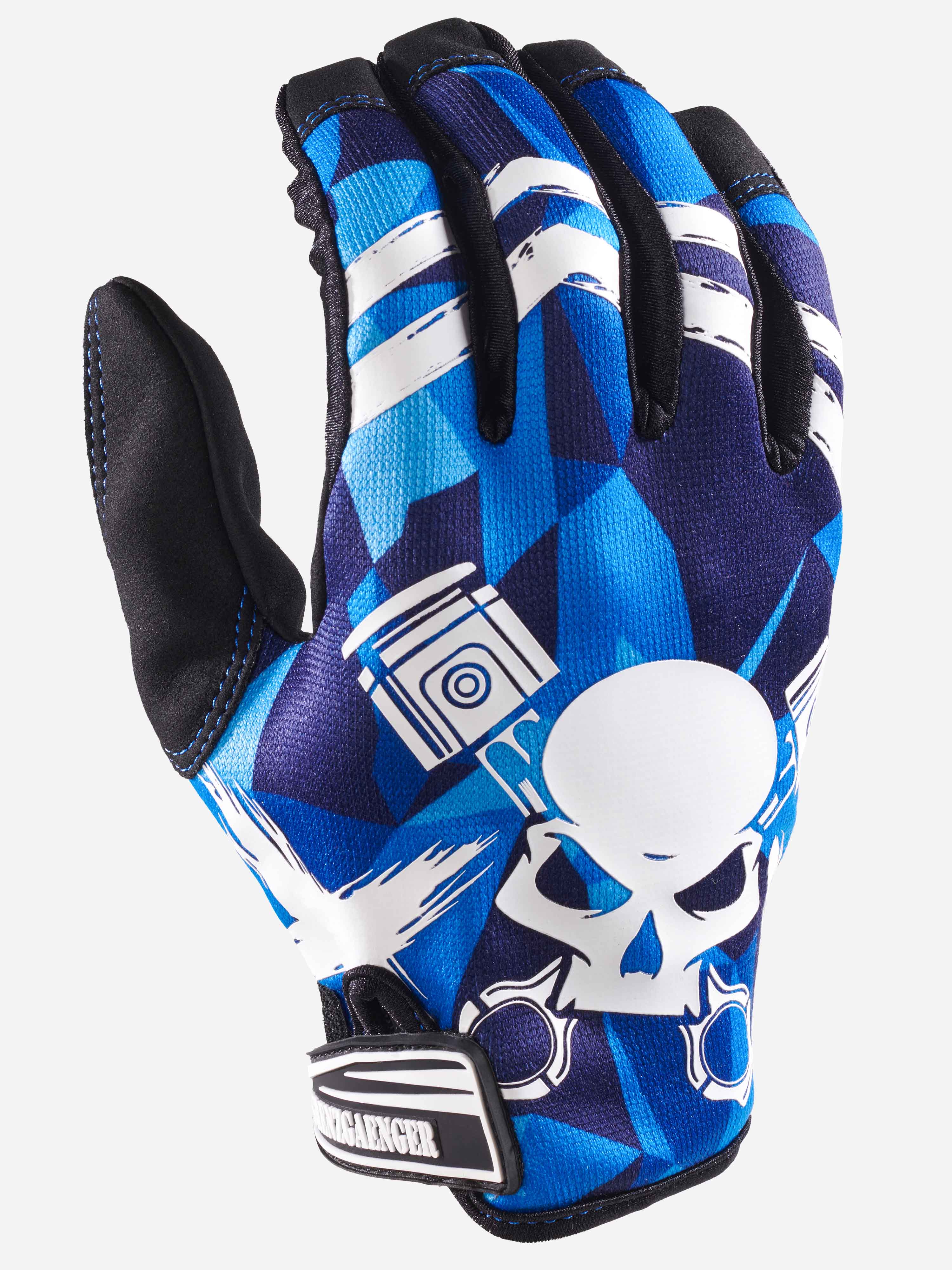 Grenzgaenger Lite Flow Motocross-Handschuhe mit Silikon-Grip