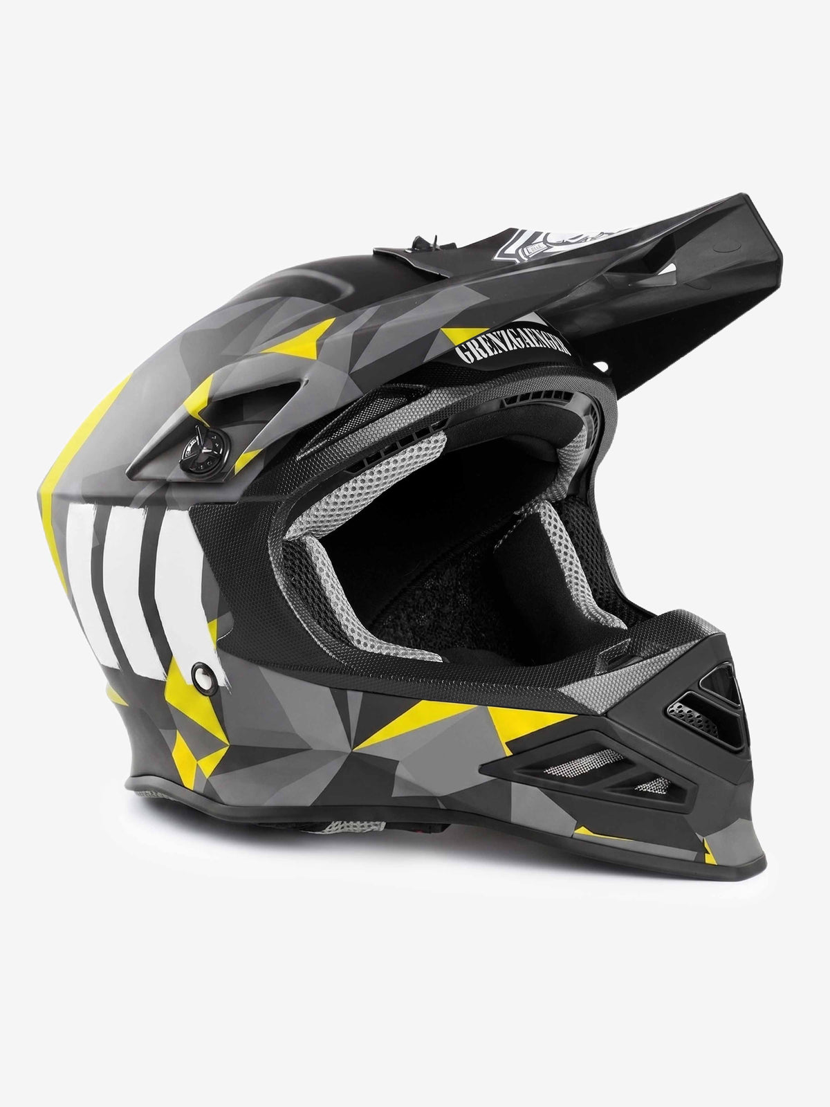MX Race Helmet Yellow