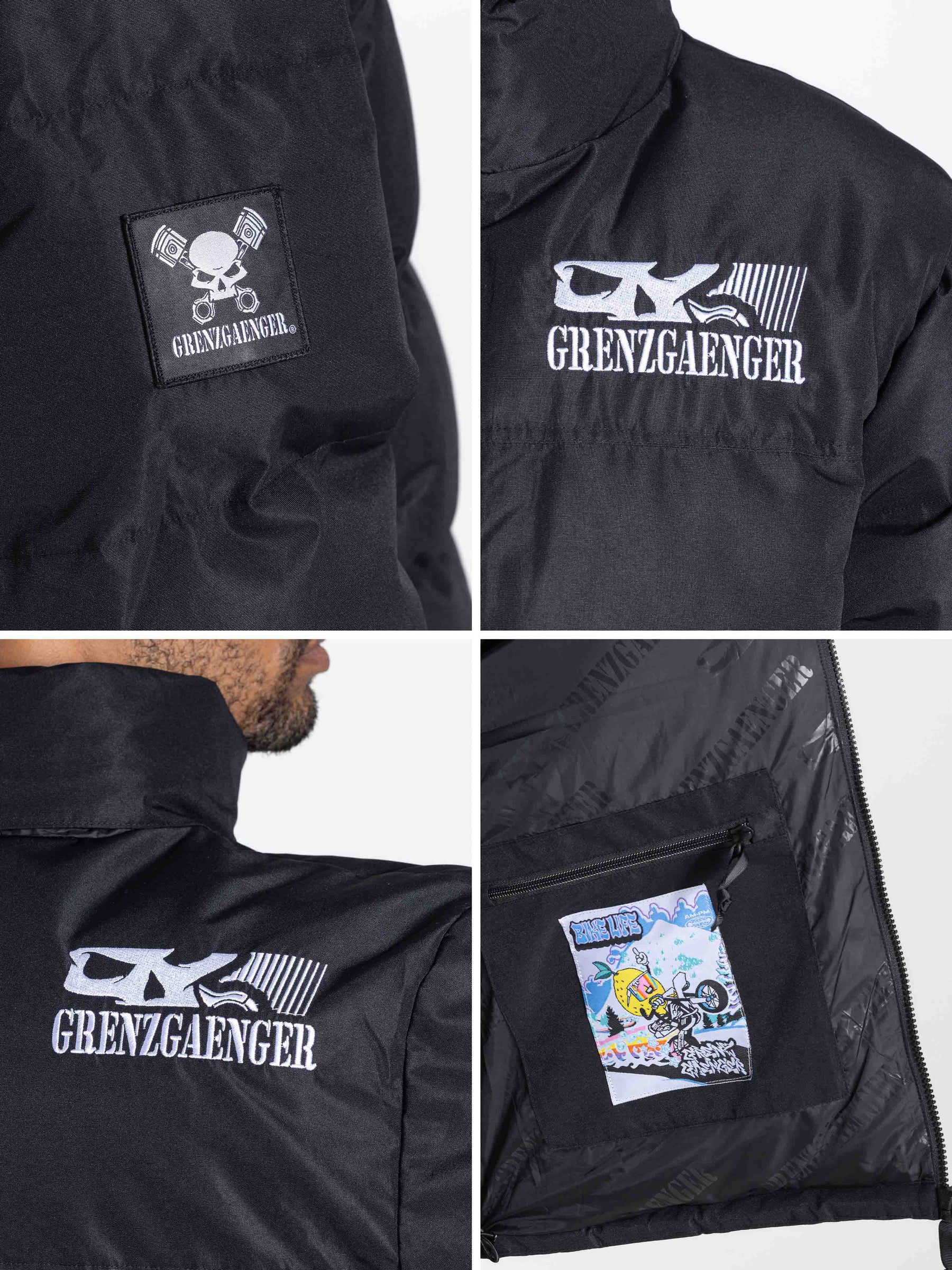 Grenzgaenger Puffer - black