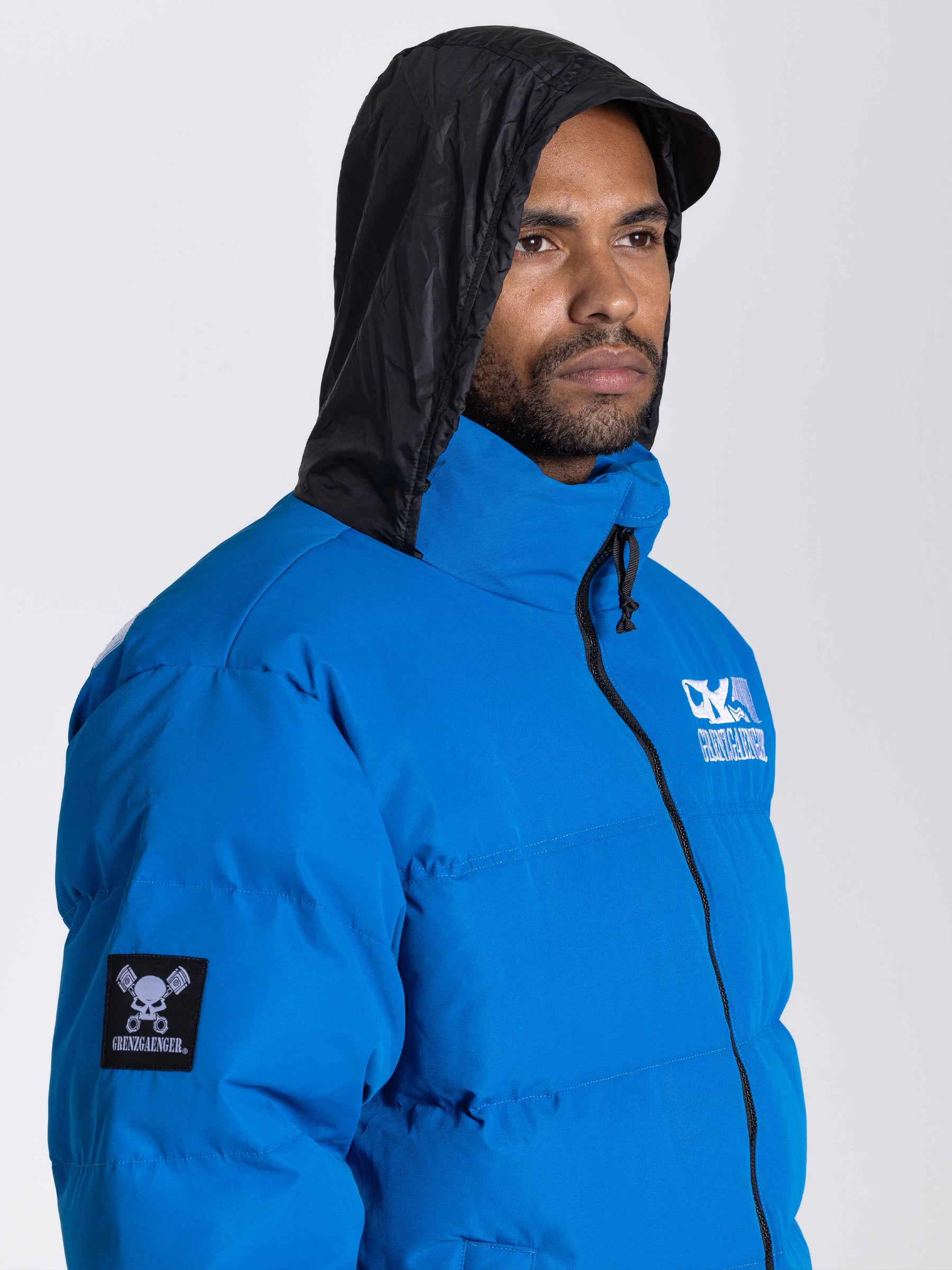 Grenzgaenger Puffer - blue