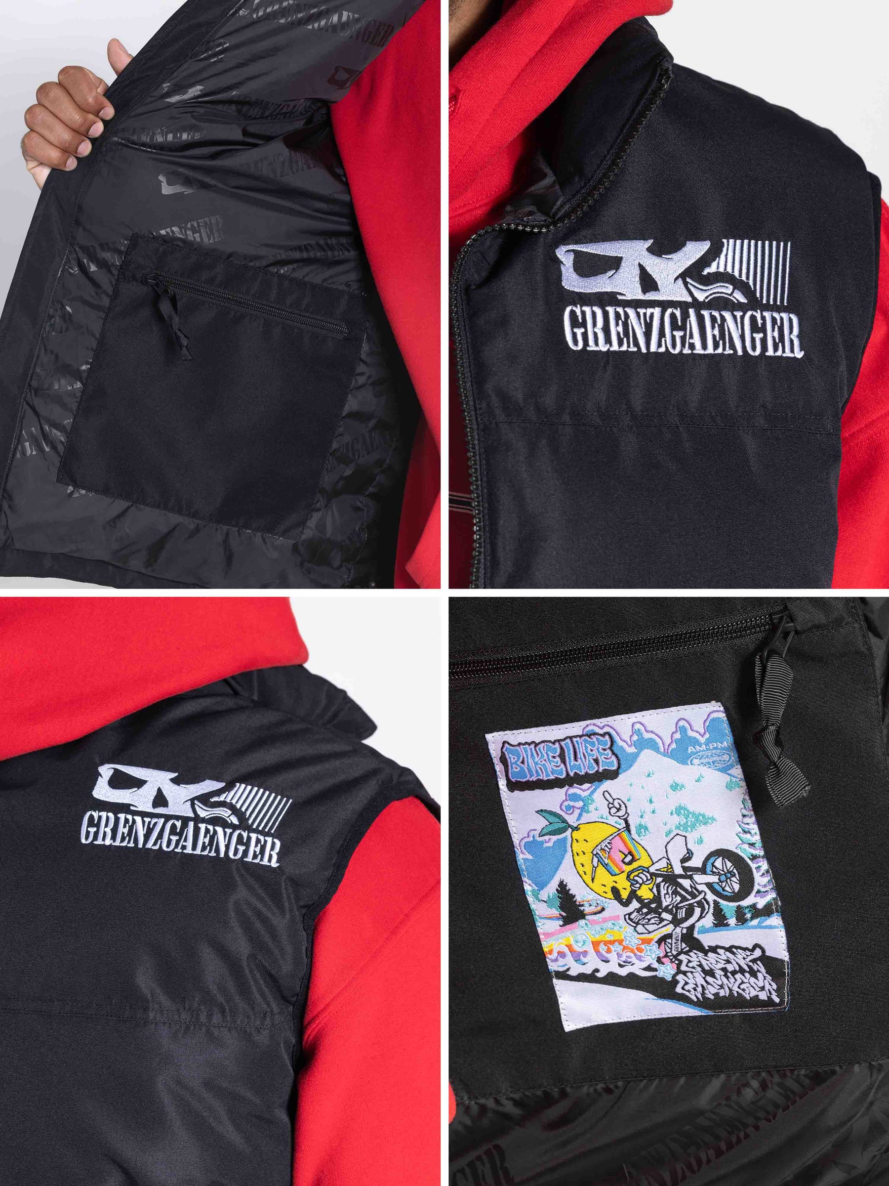 Grenzgaenger Vest - black