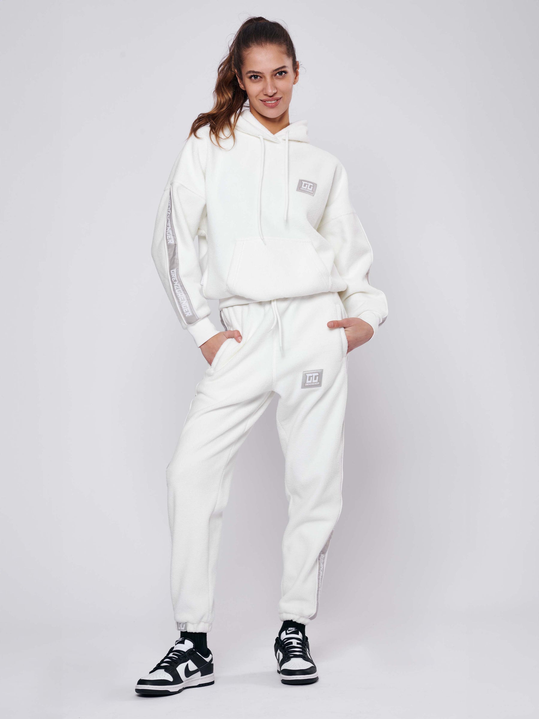 Sherpa Hoodie Women White