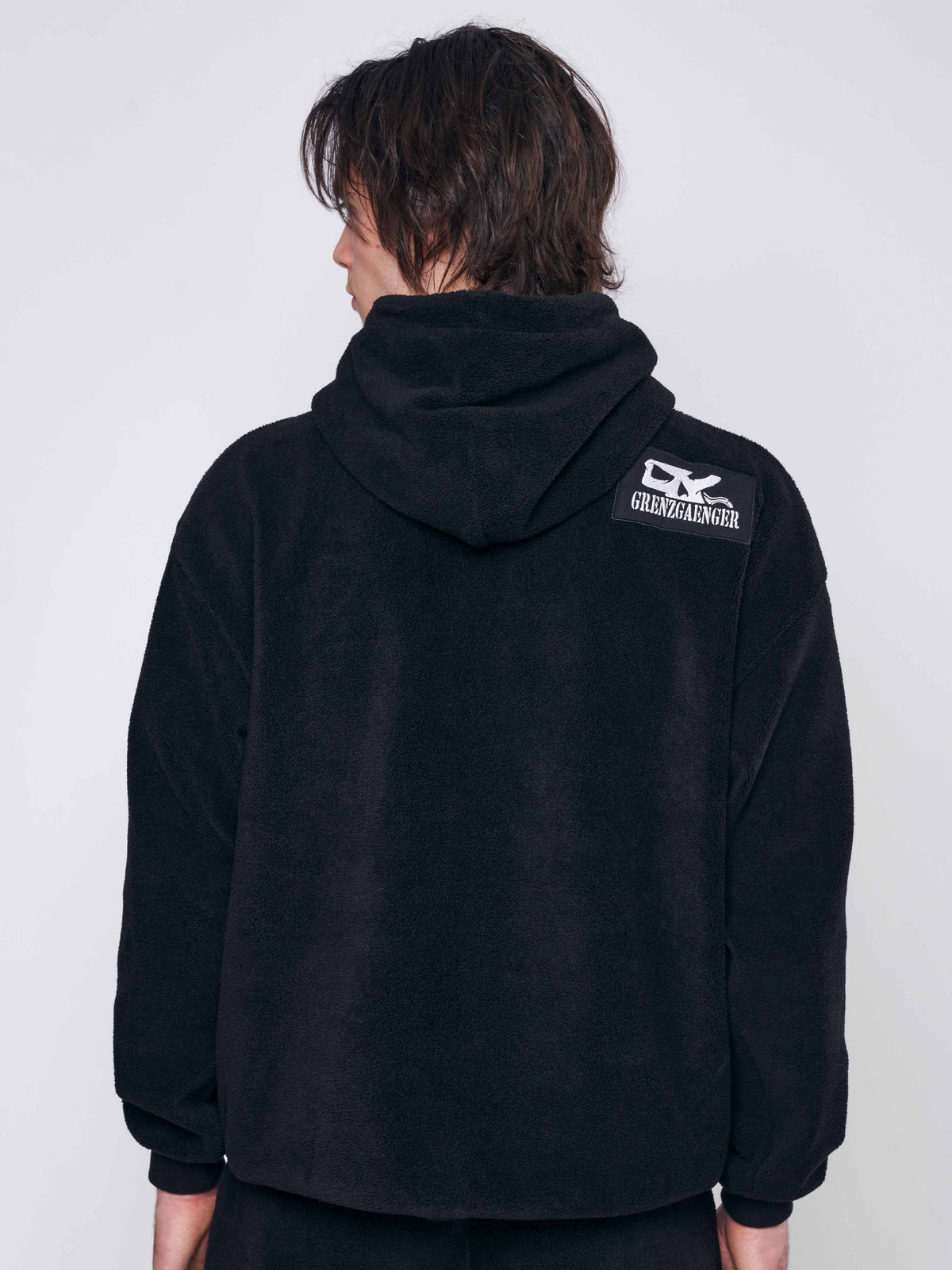 Sherpa Hoodie Black