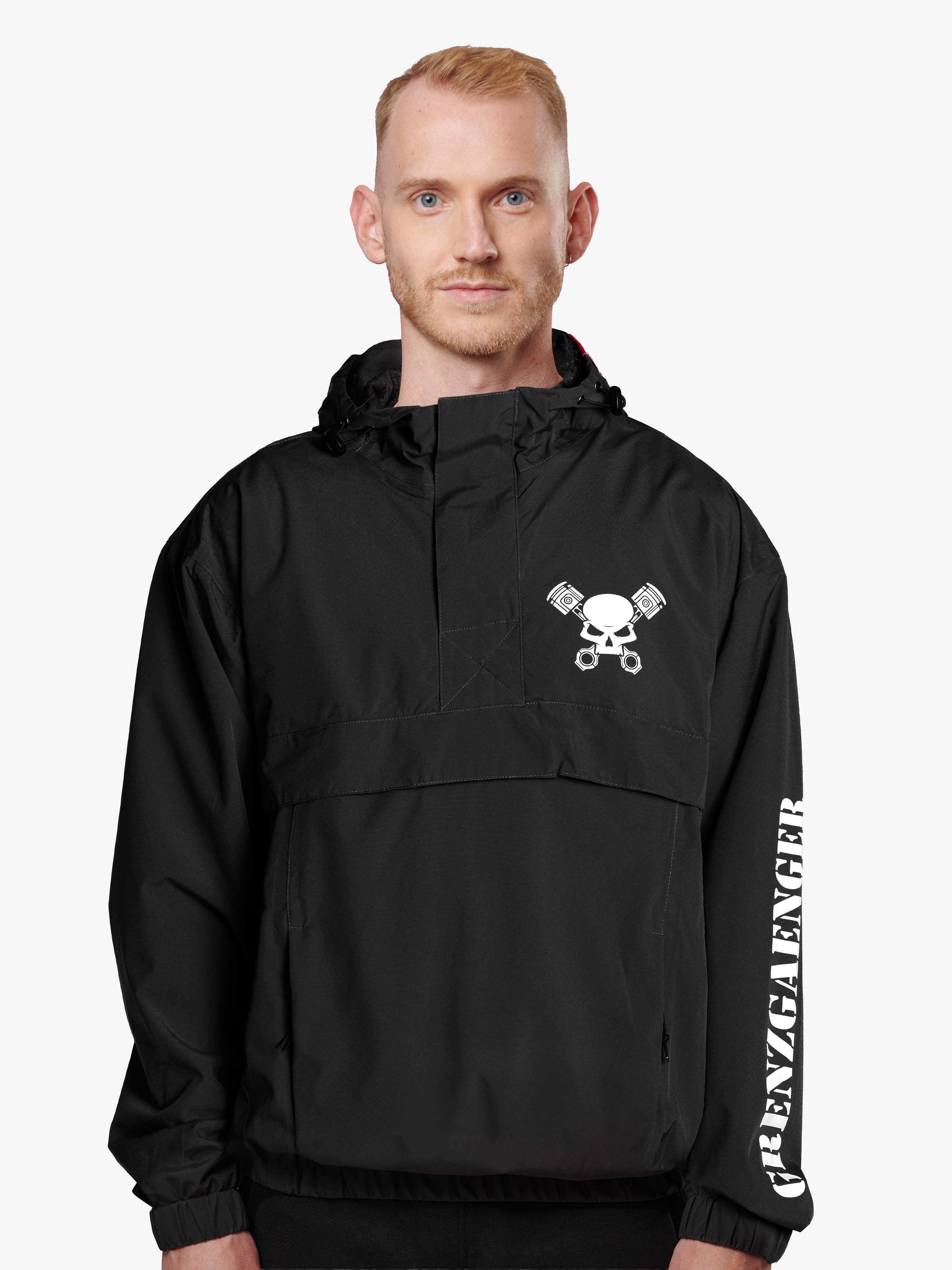 Grenzgaenger Skull Windbreaker Black | Querly's Favorite