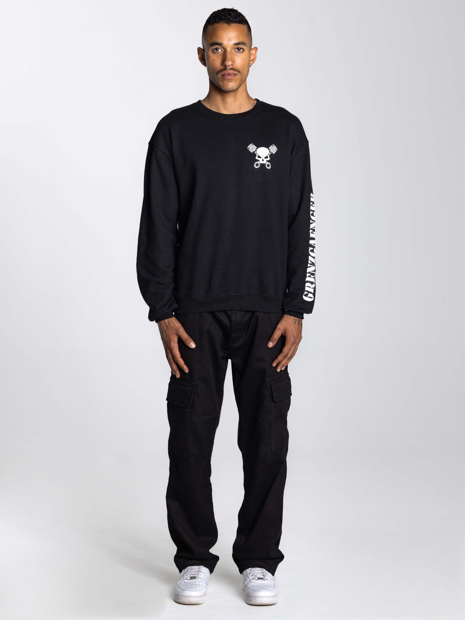 Skull Crewneck Black