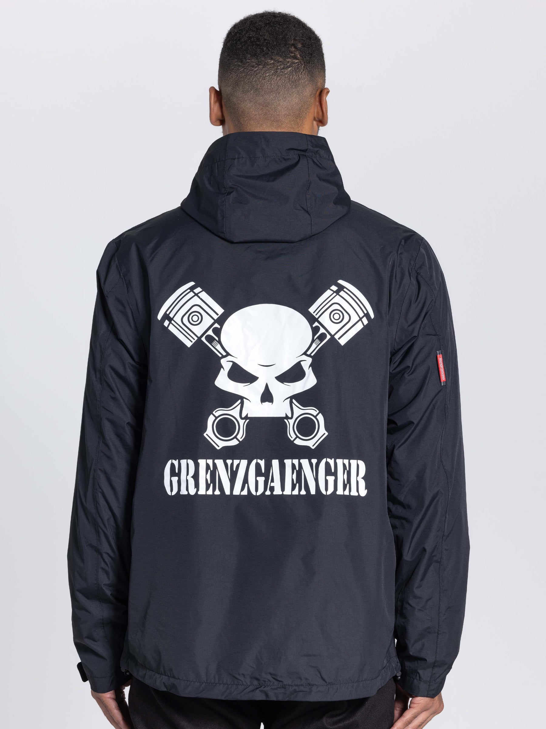Skull Shell Jacket Black