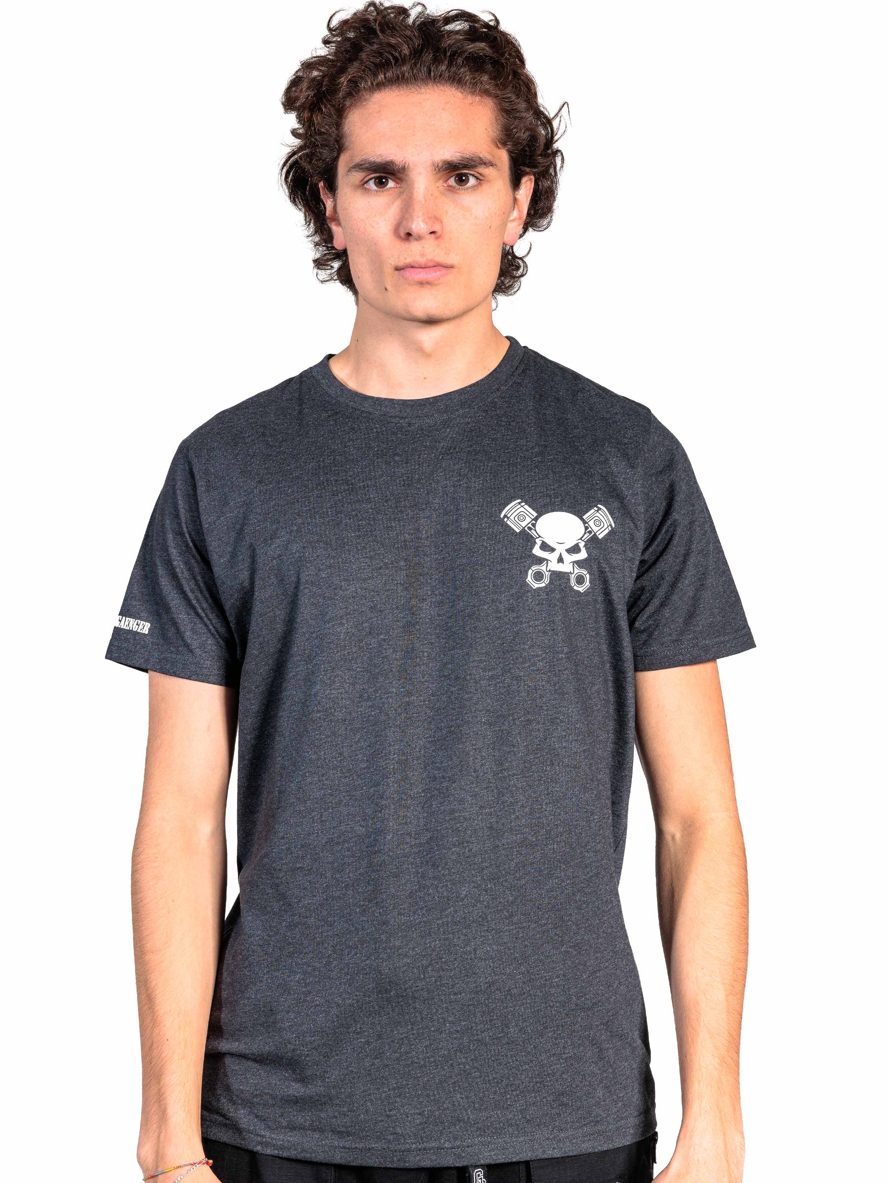 Skull Tee Men Grey