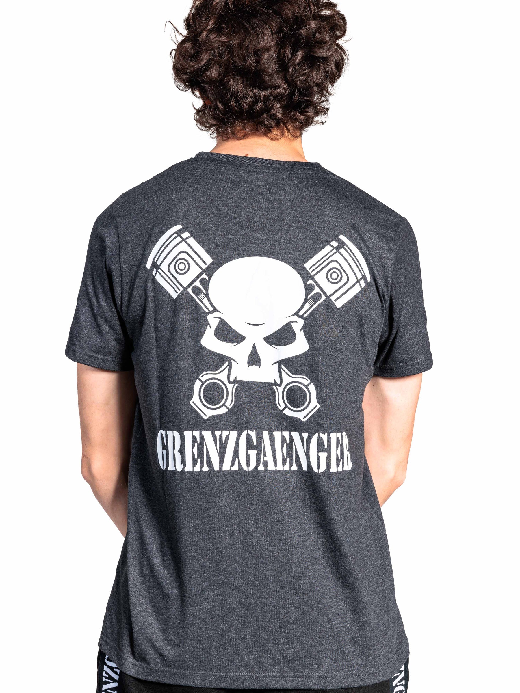 Skull Tee Men Grey