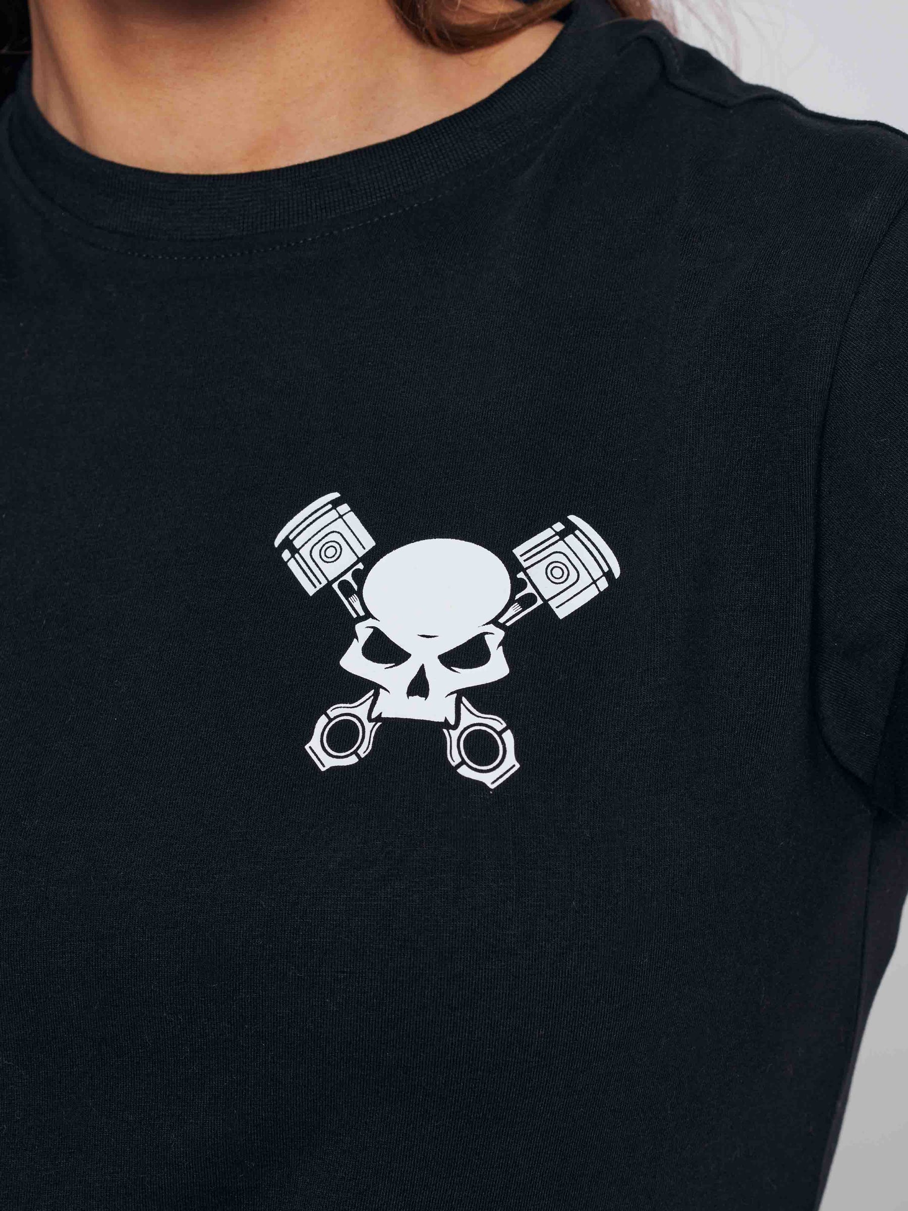 Skull Tee Women Black
