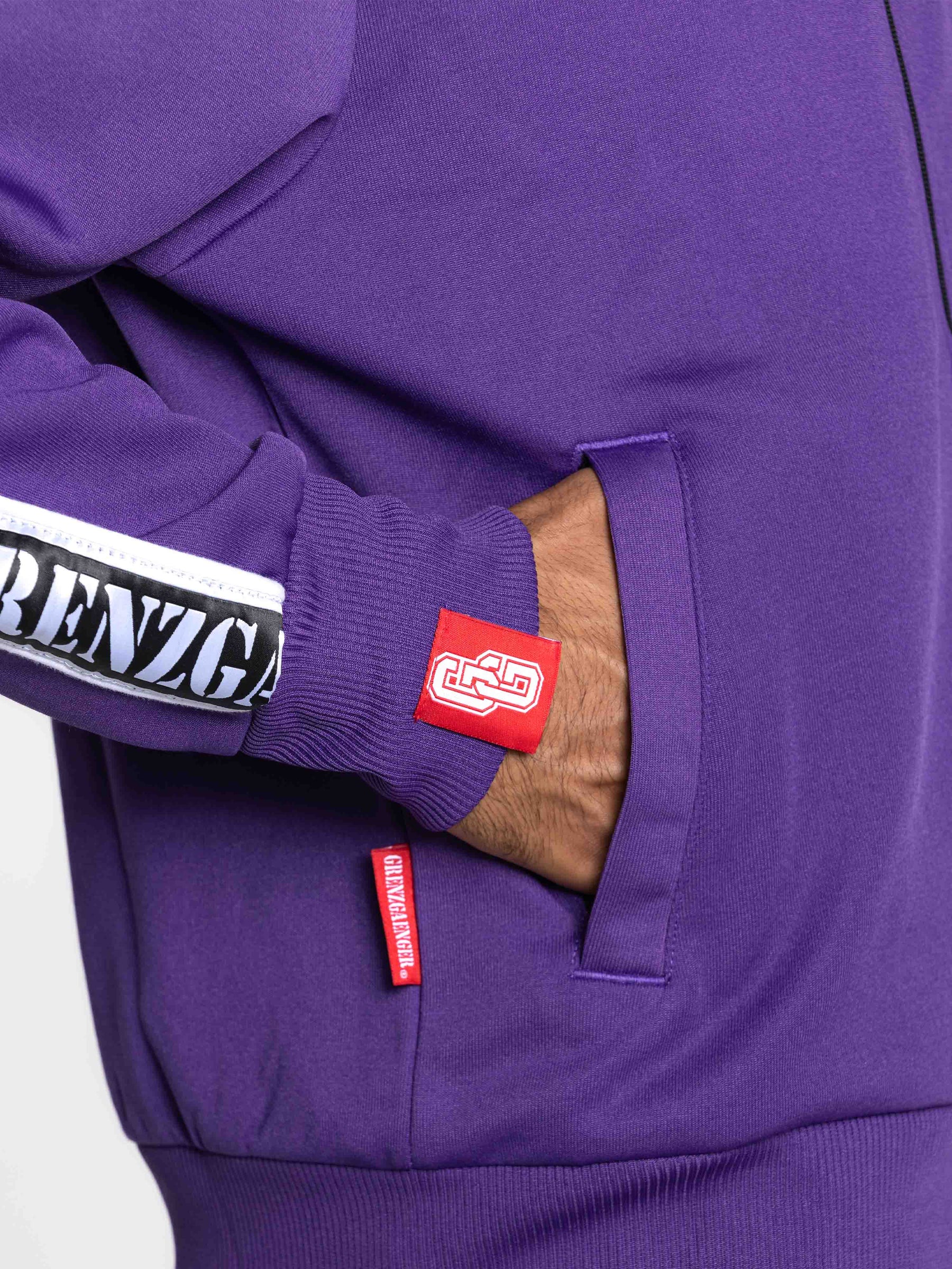 Skull Track Jacket Purple