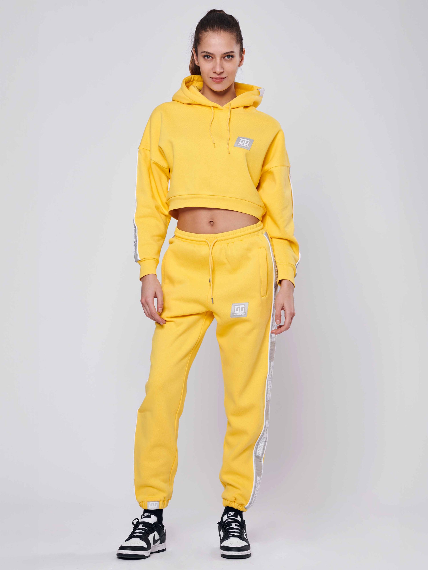 Sports Sweatpants Women Yellow
