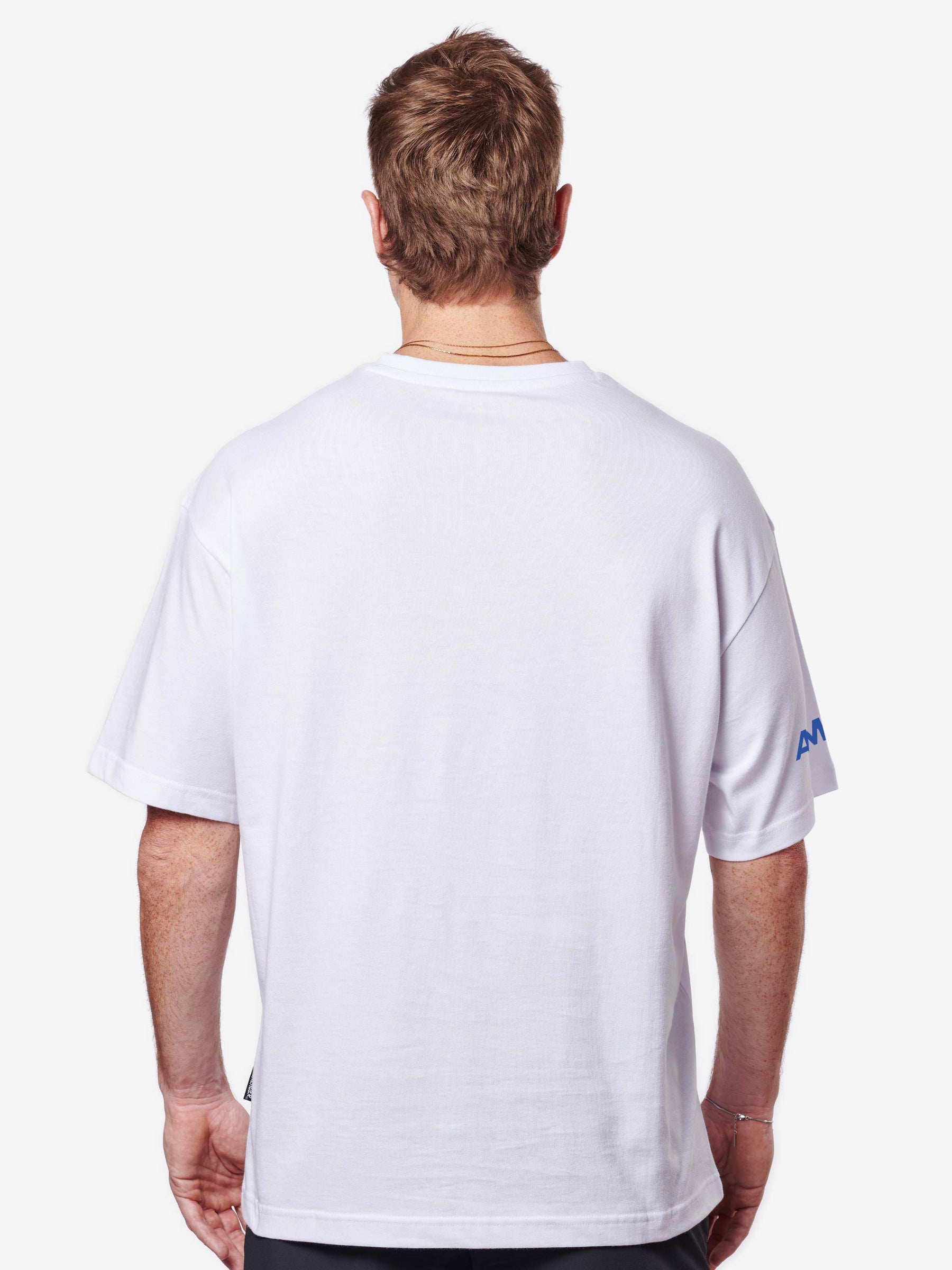 Bikelife Tee Blue/White