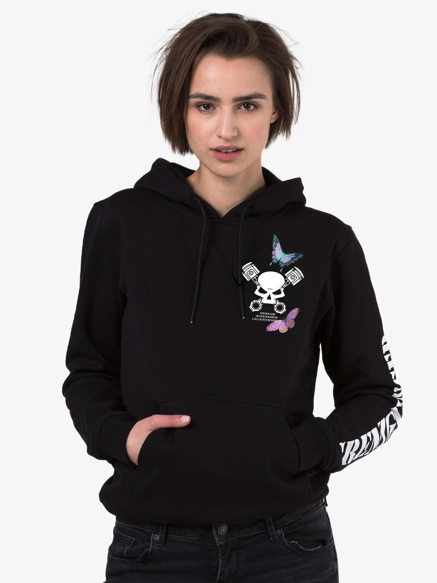 24h Grenzgaenger Butterfly Hoodie - Woman
