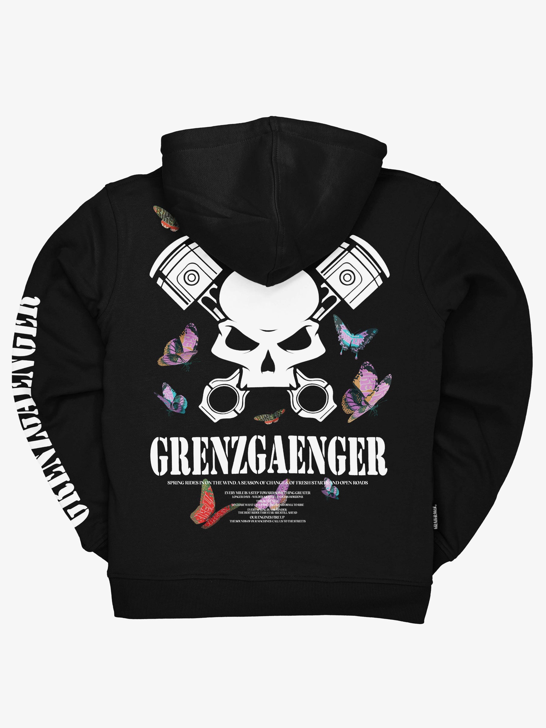 24h Grenzgaenger Butterfly Hoodie - Woman