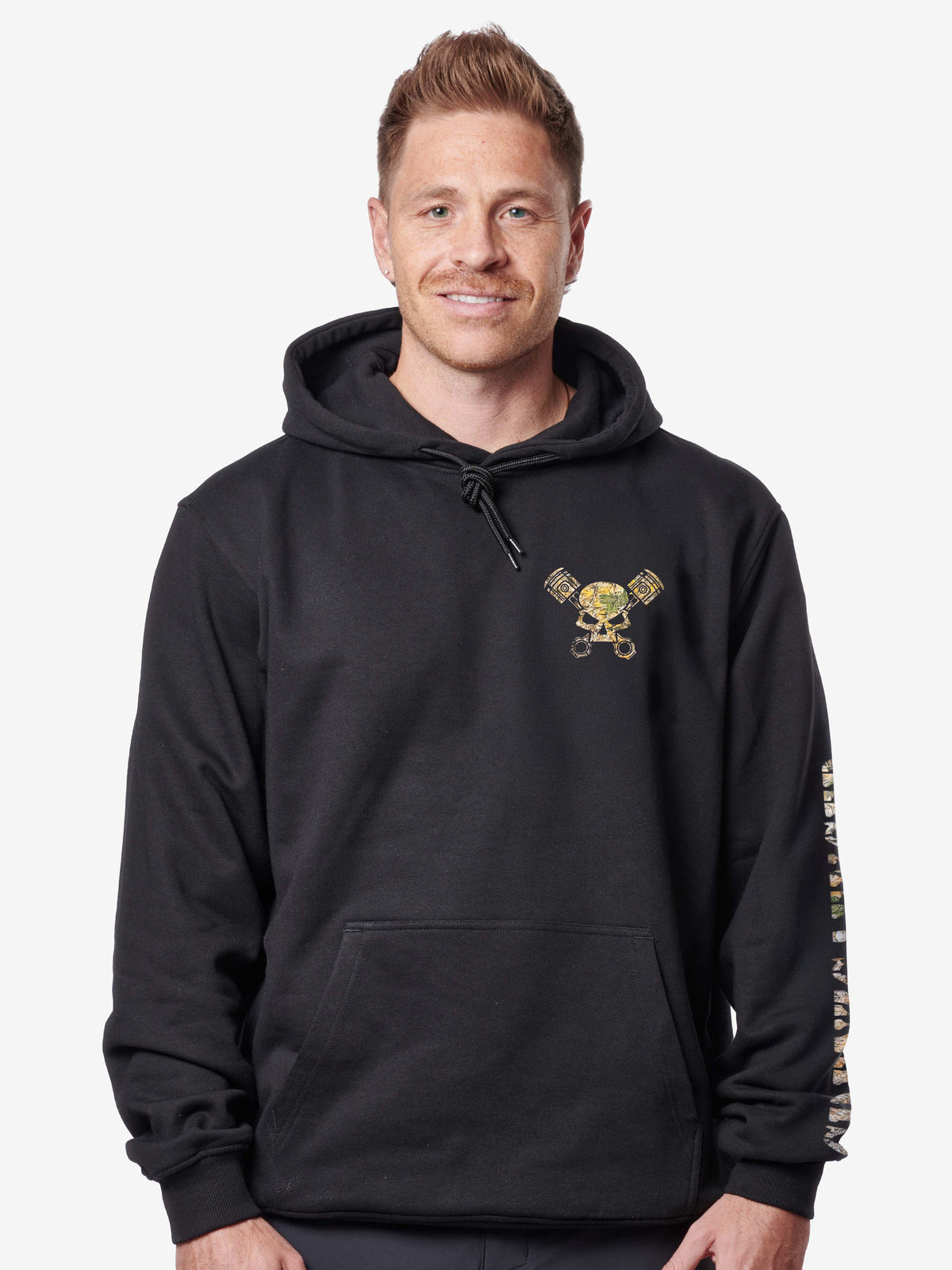 24H Camo Skull Hoodie