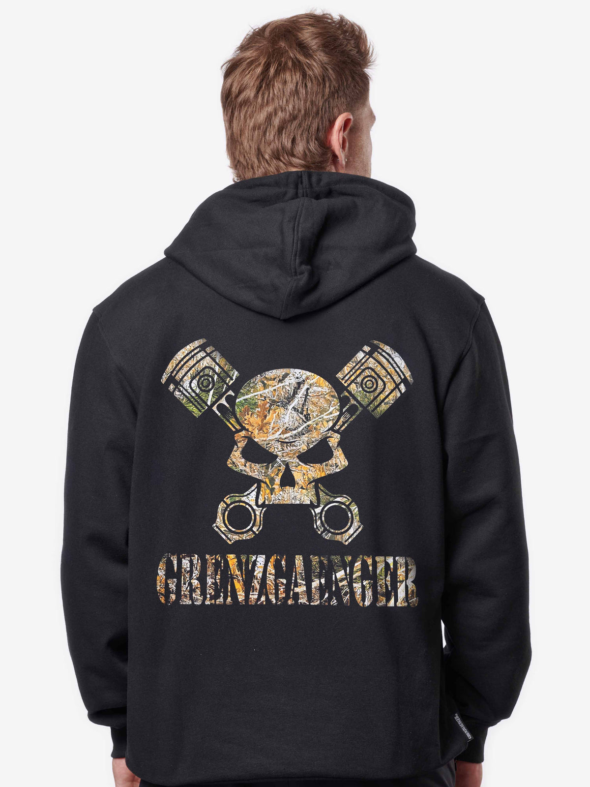 24H Camo Skull Hoodie