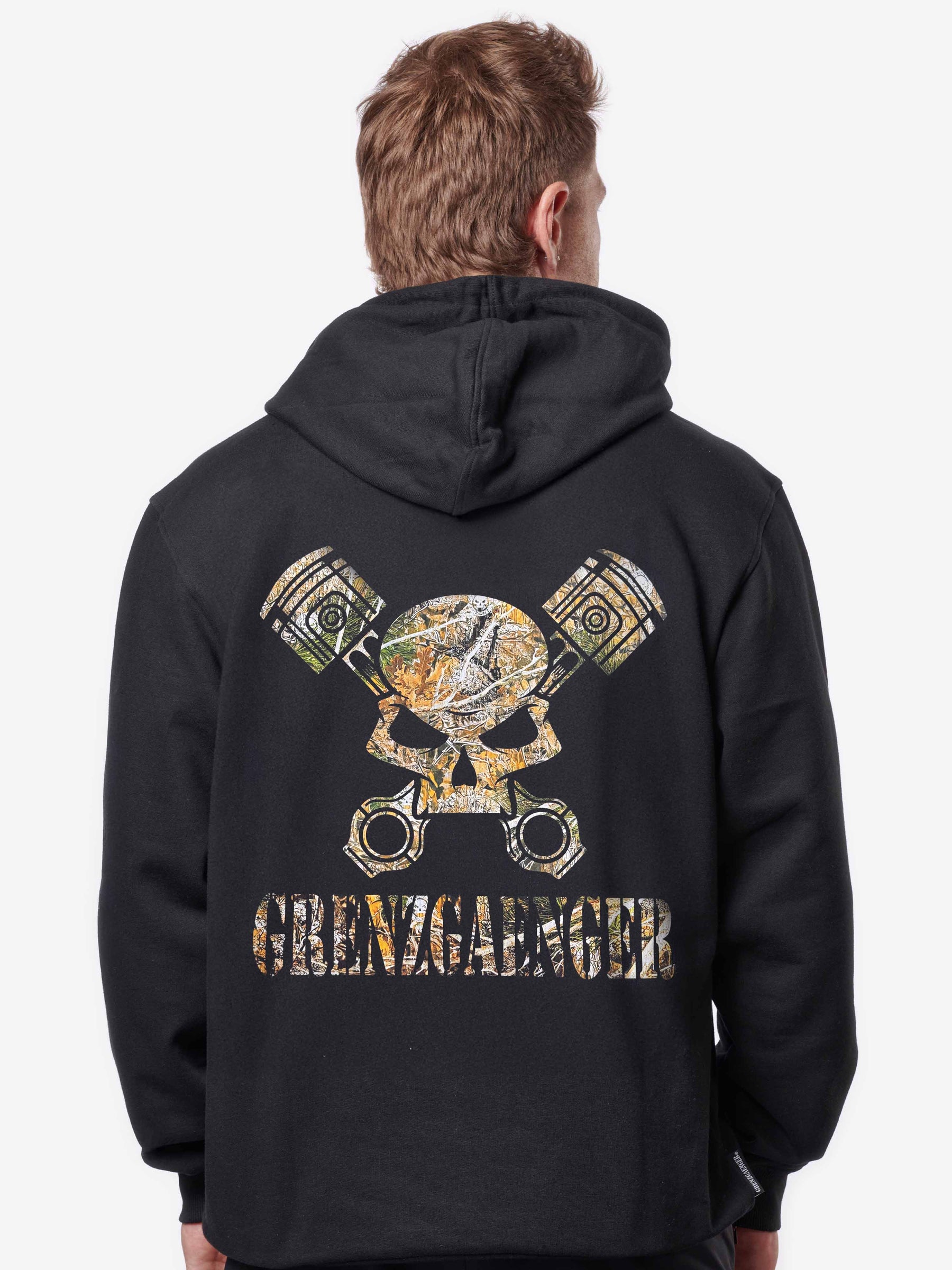 24H Camo Skull Hoodie