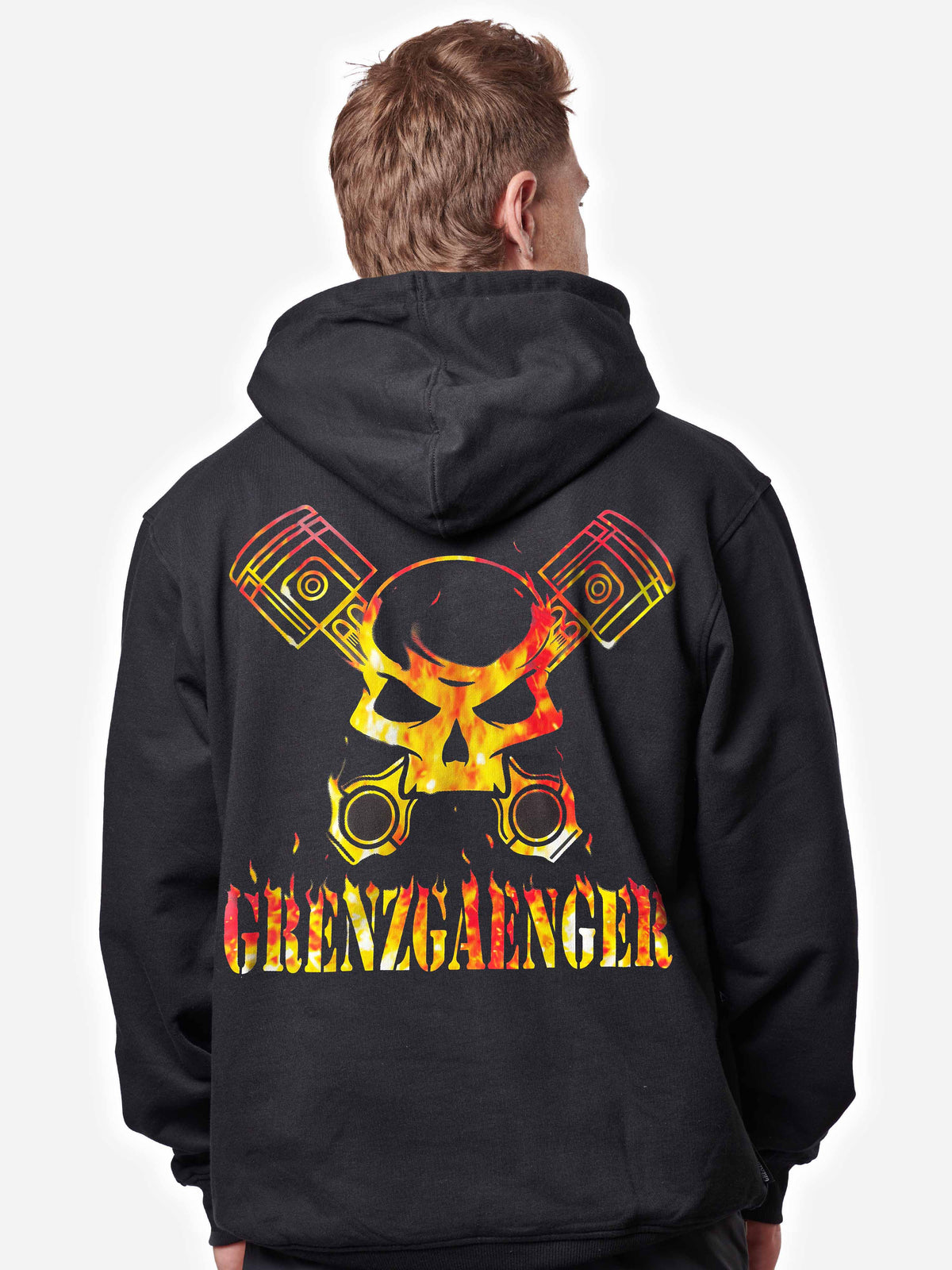 24h Fire Skull Hoodie