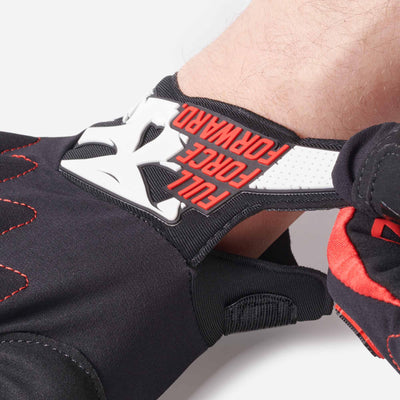 motocross handschuhe rot Grenzgaenger Ride Defense Motocross-Handschuhe mit Knöchelschutz