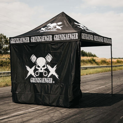 renn zelt Grenzgaenger Motocross-Rennzelt mit Logo-Seitenwänden