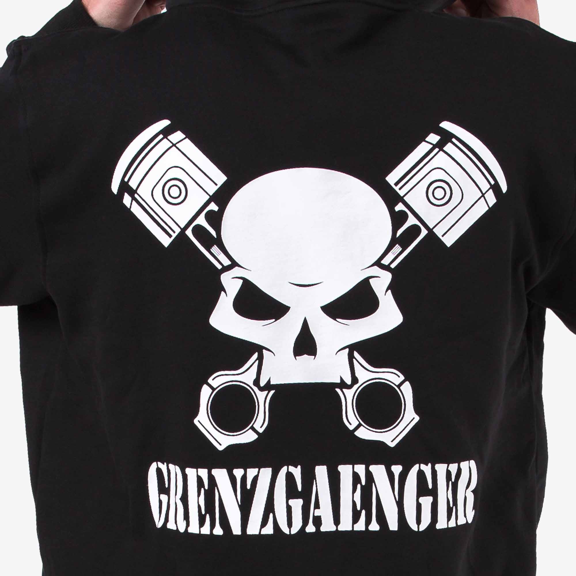 Grenzgaenger Skull Hoodie | Streetwear Hoodie