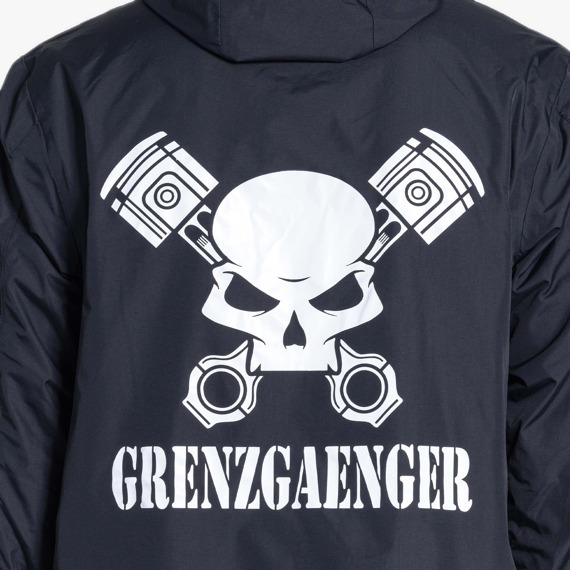 Skull Shell Jacket Black