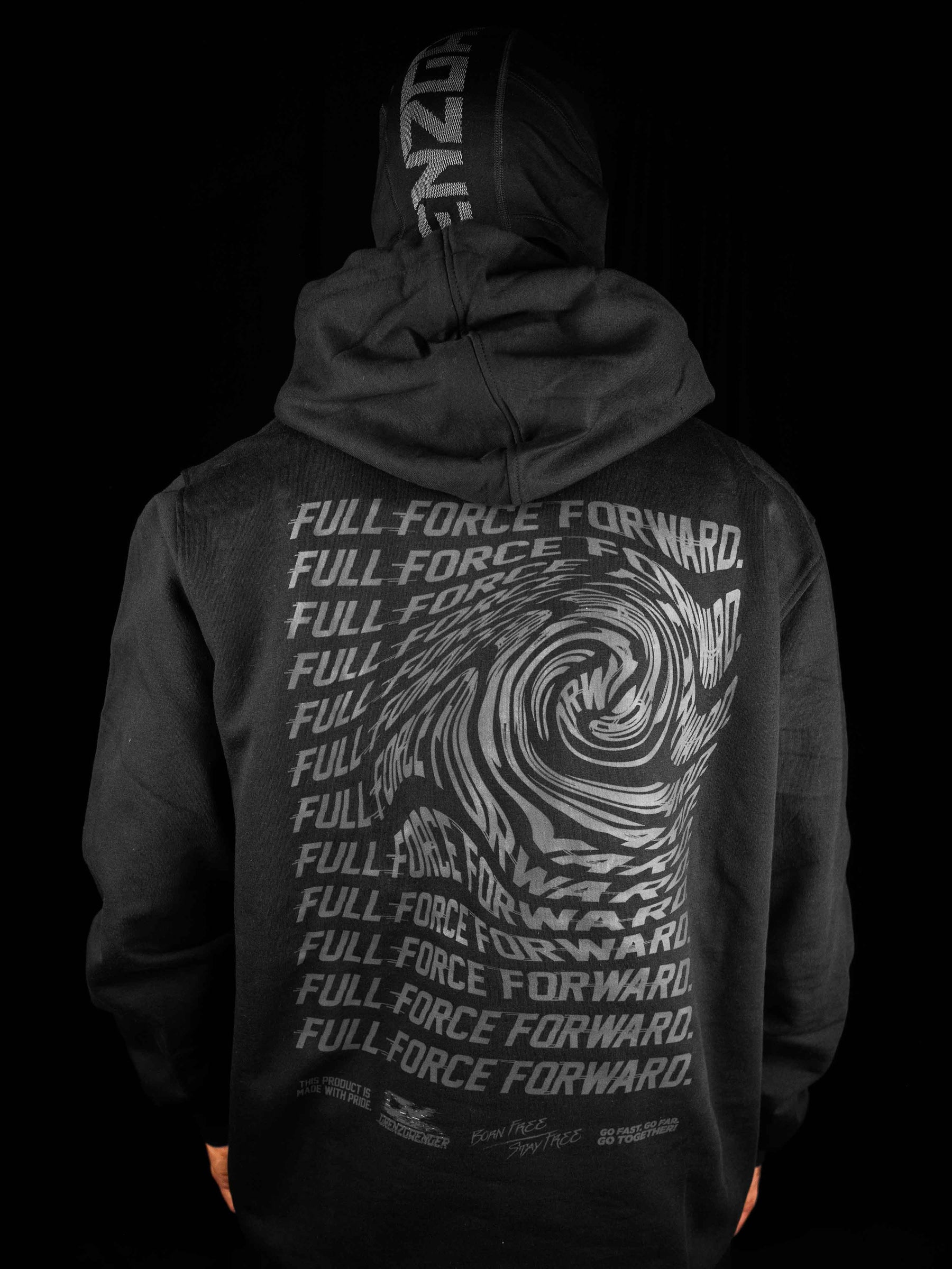 All Black Triple F Hoodie