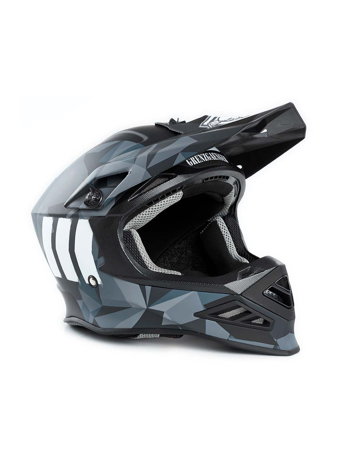 MX Race Helmet Grey