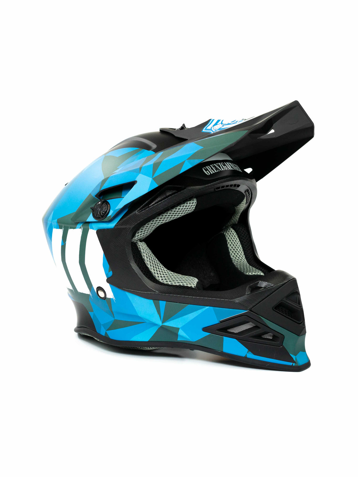 MX Race Helmet Blue