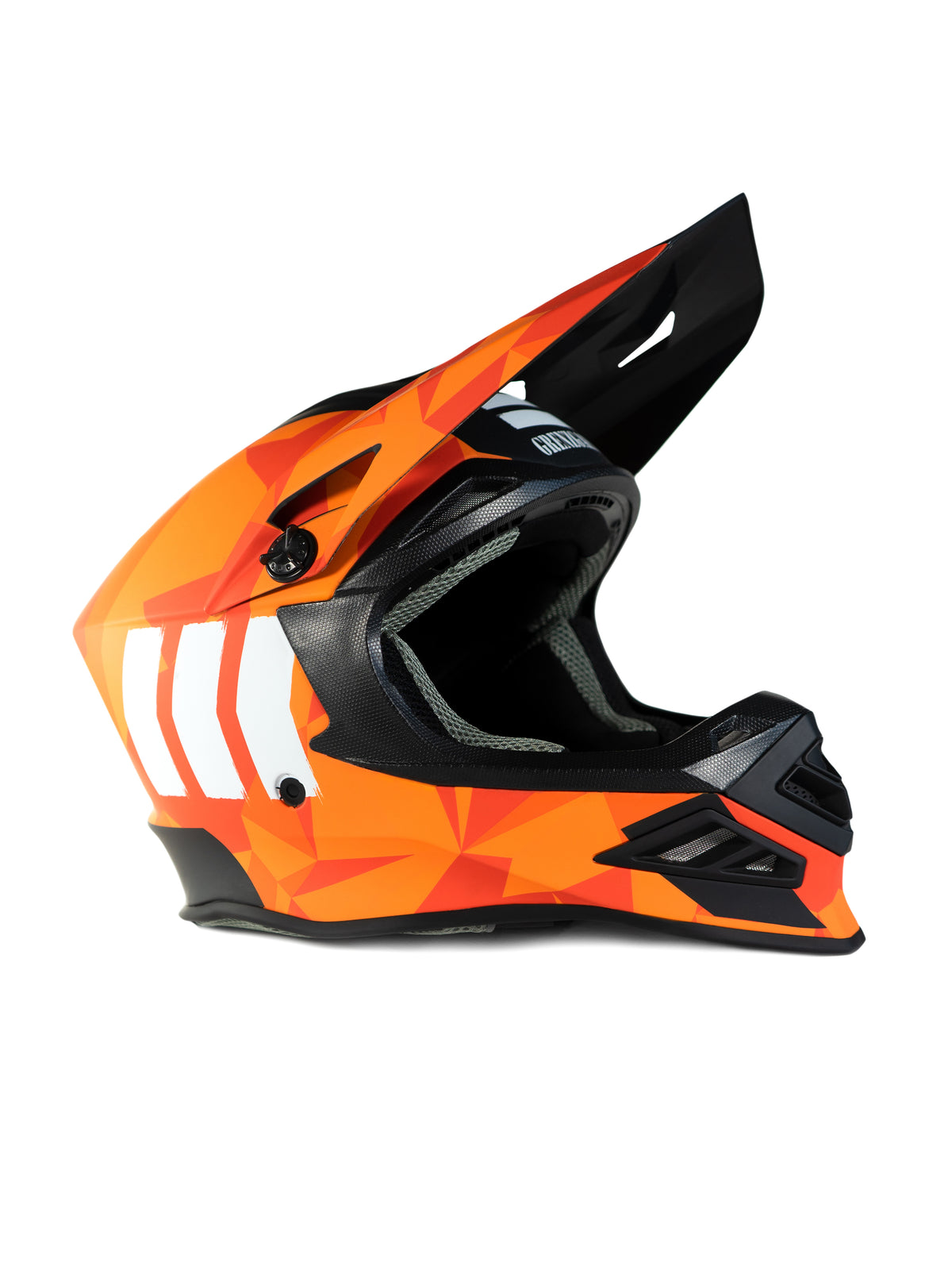 MX Race Helmet Orange