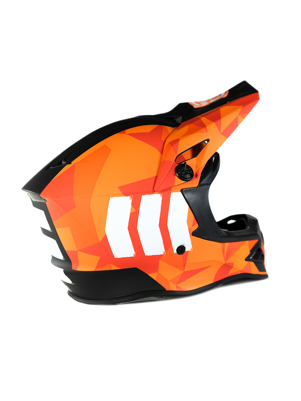 MX Race Helmet Orange