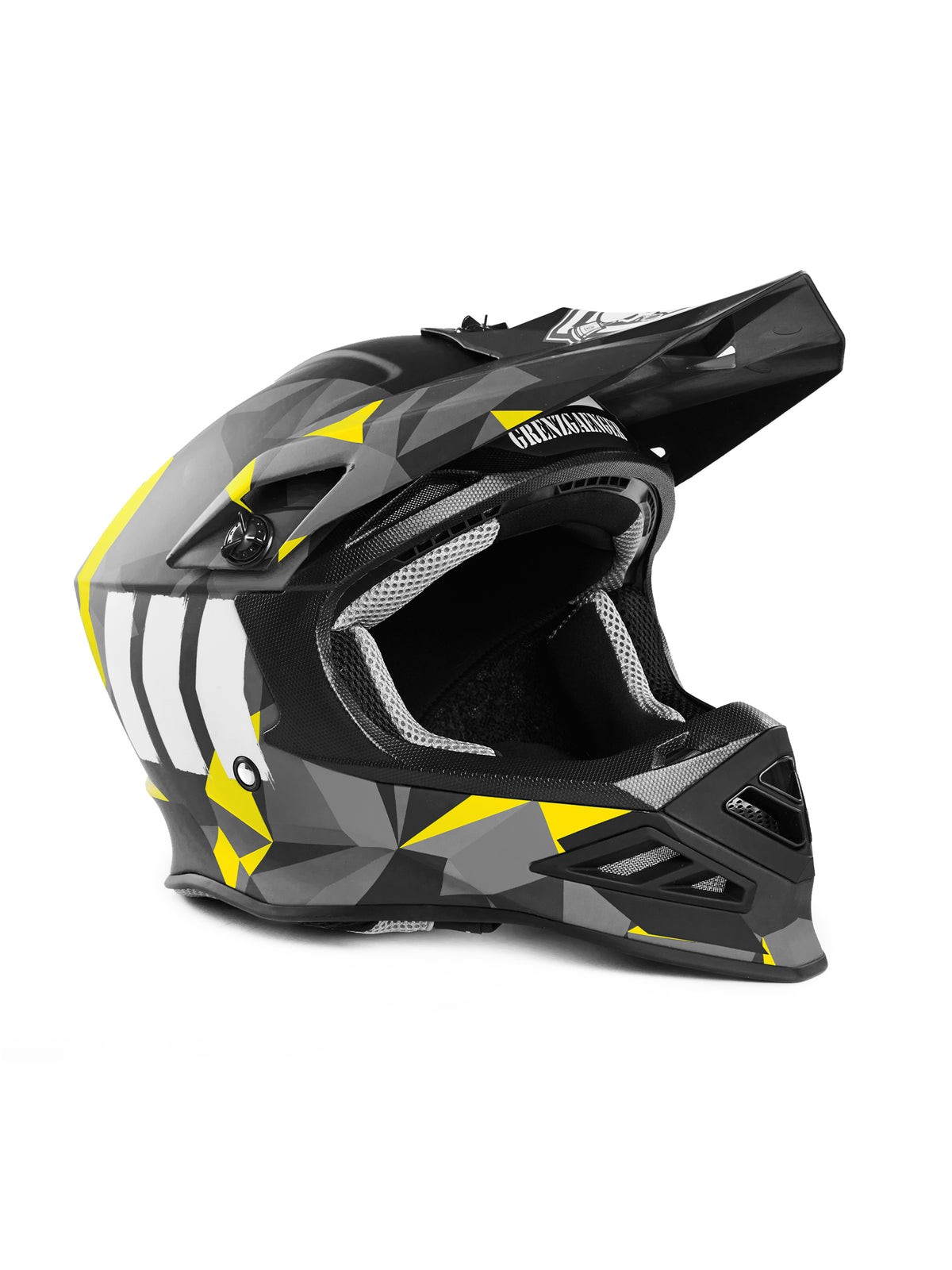 MX Race Helmet Yellow