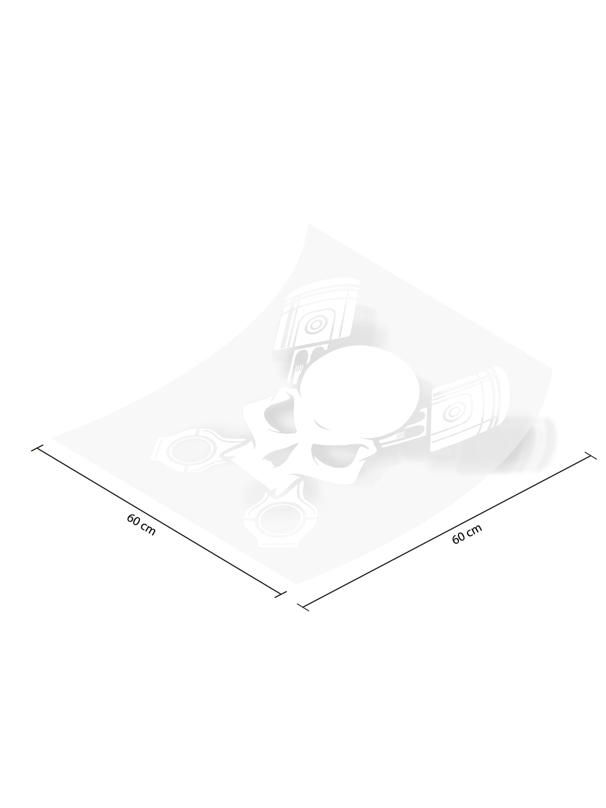 XXL Skull Sticker