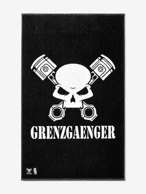 Beach Towel - Classic Skull Black
