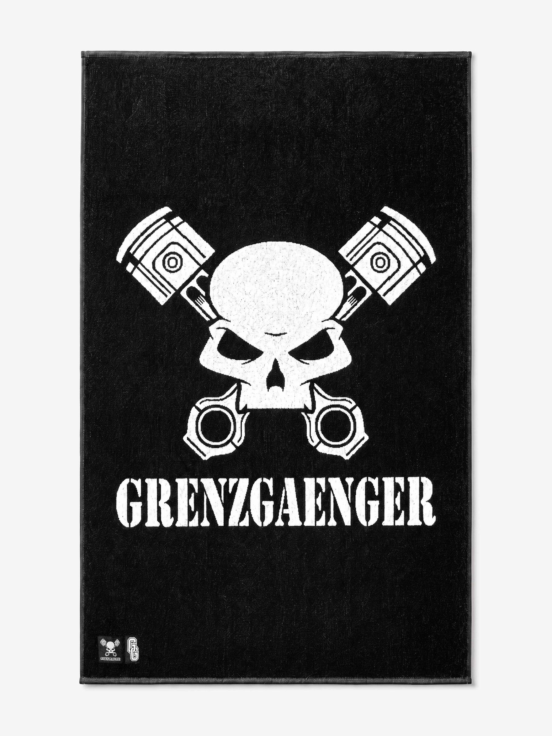 Beach Towel - Classic Skull Black