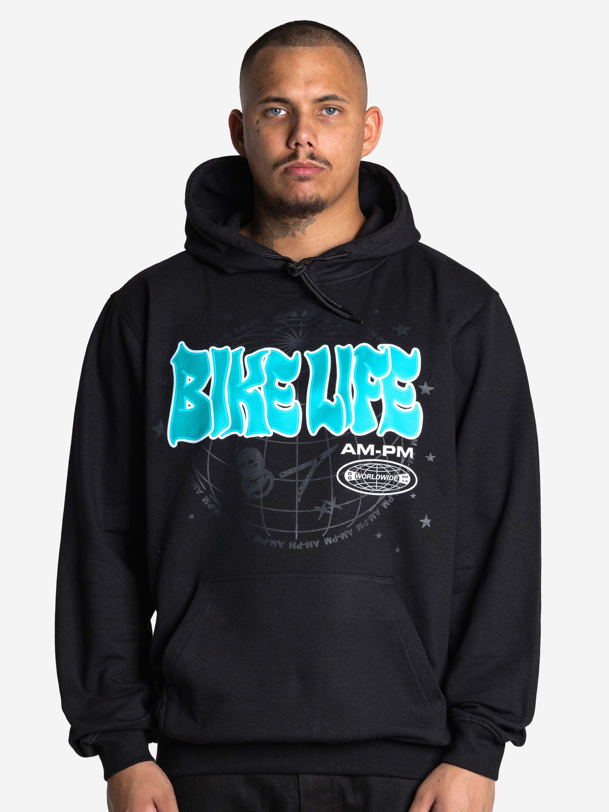 Bikelife Hoodie Turquoise