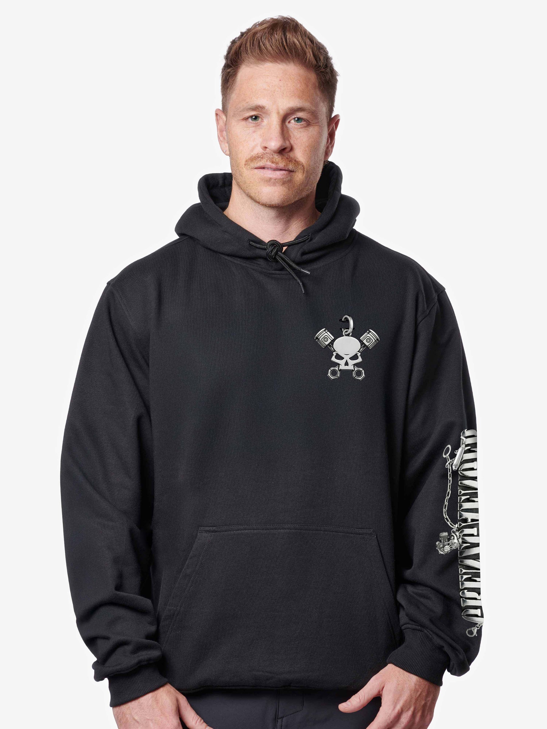 24h Charms & Skull Hoodie