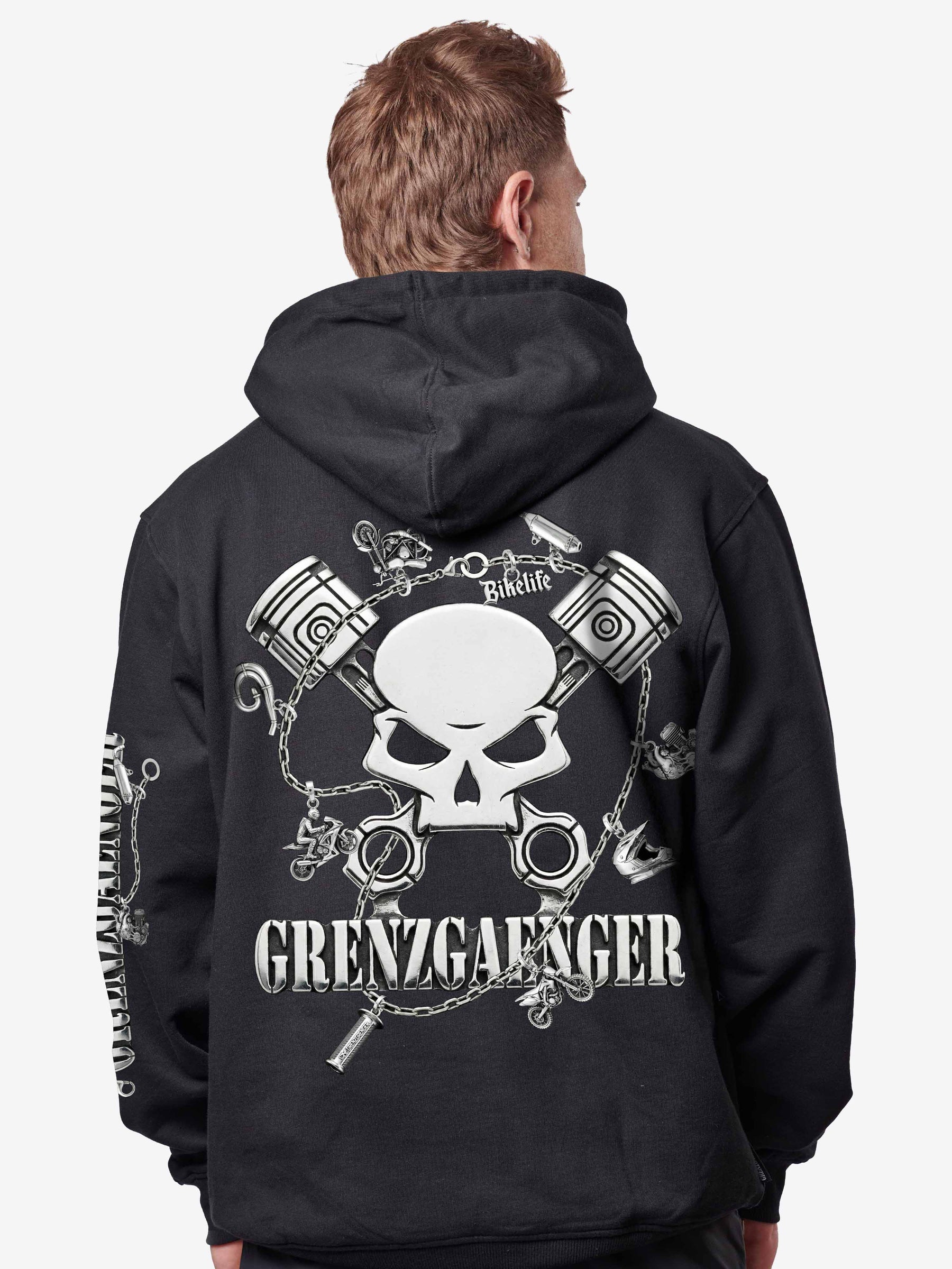 24h Charms & Skull Hoodie