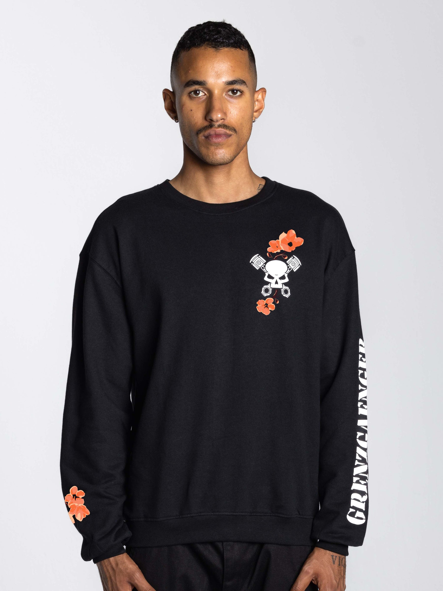 Cherry Blossom Crewneck blaze peach