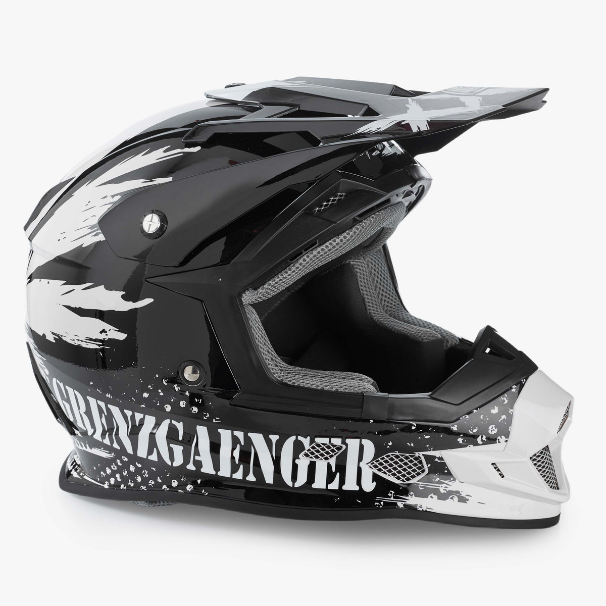 Grenzgaenger Endurance MX Helmet, ECE-approved, with action cam mount