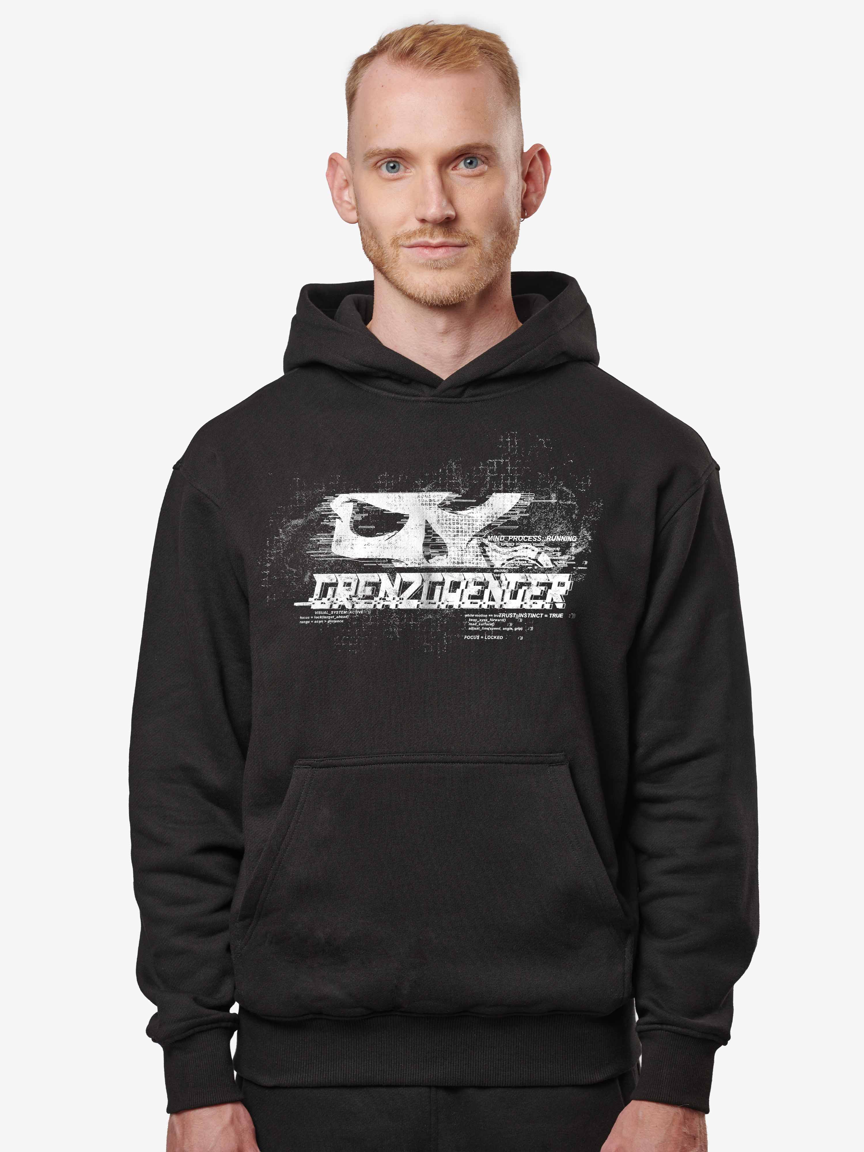 【L】GRENZ GAENGER Performance Hoodie 24h Grenzgaenger Specs Hoodie